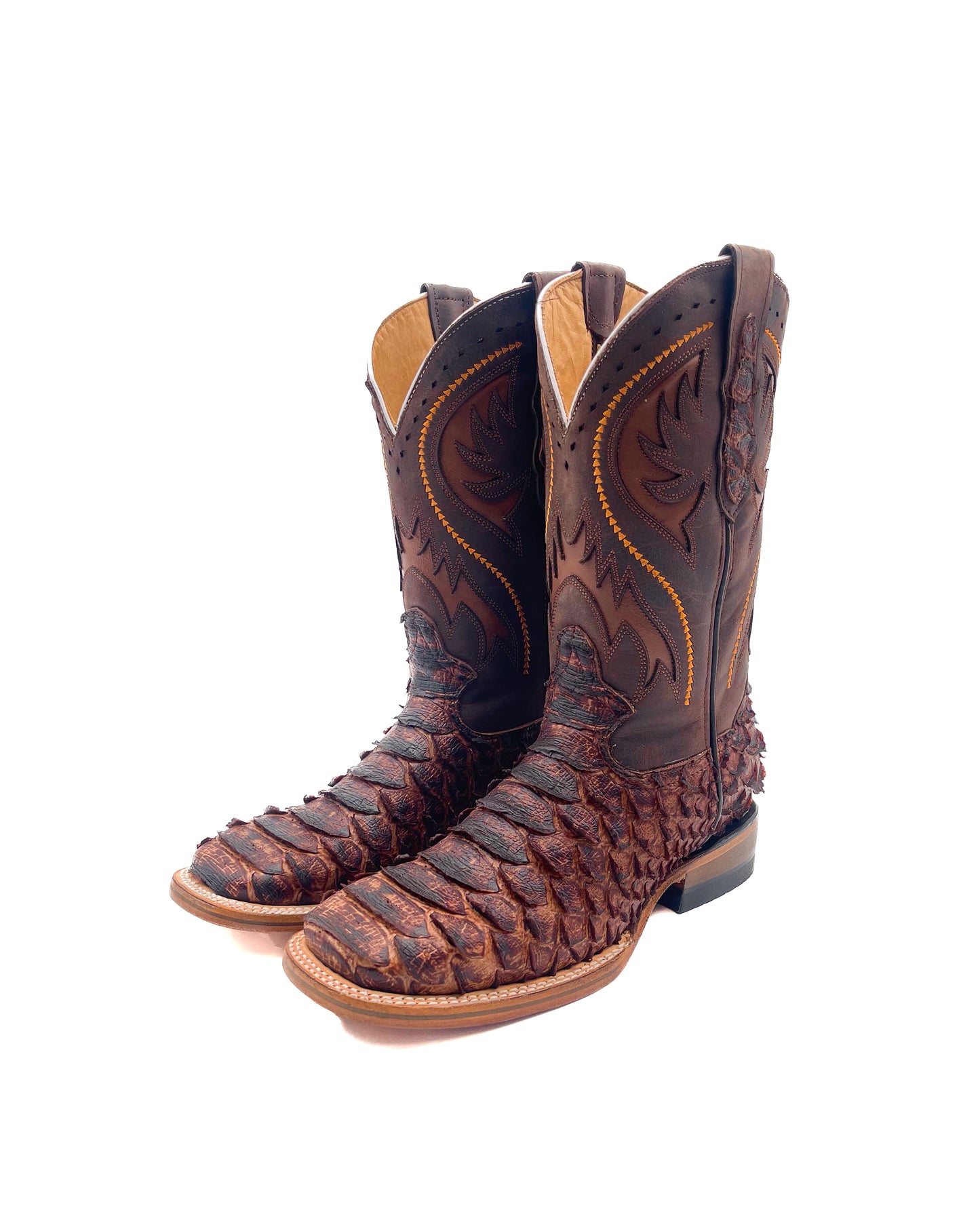 Cowboy Boot Python Cognac