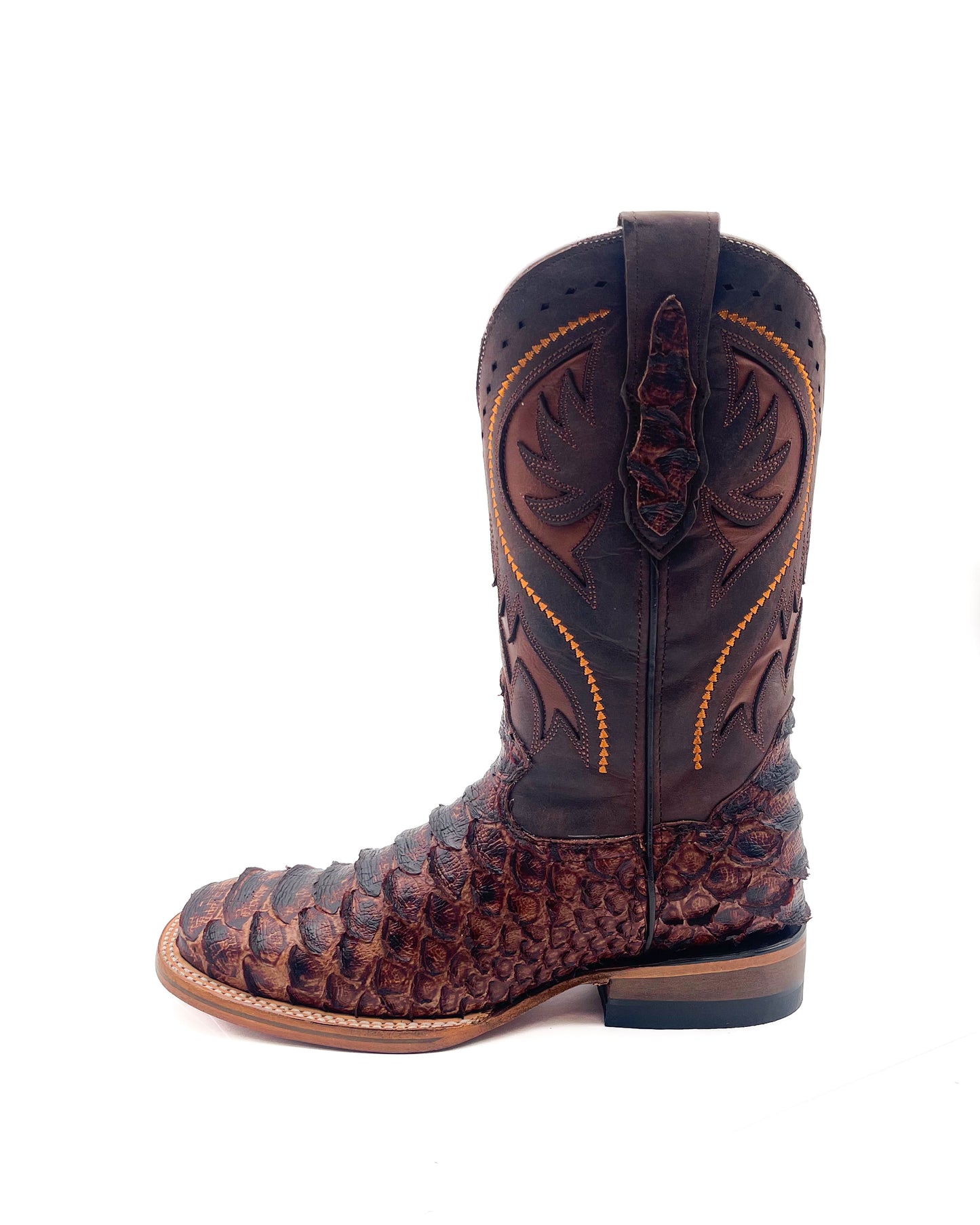 Cowboy Boot Python Cognac