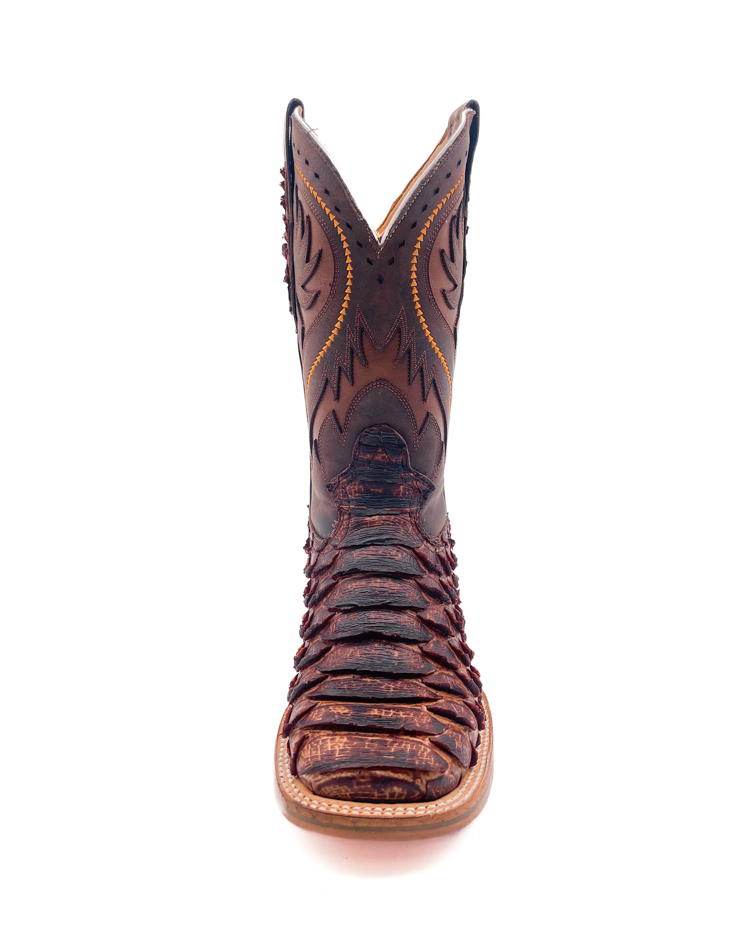 Cowboy Boot Python Cognac
