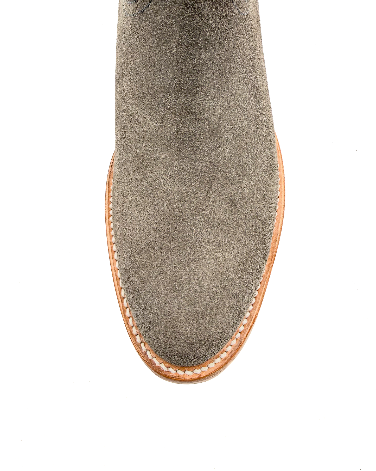 Cowboy Boot in Gray Rough Out Ropper
