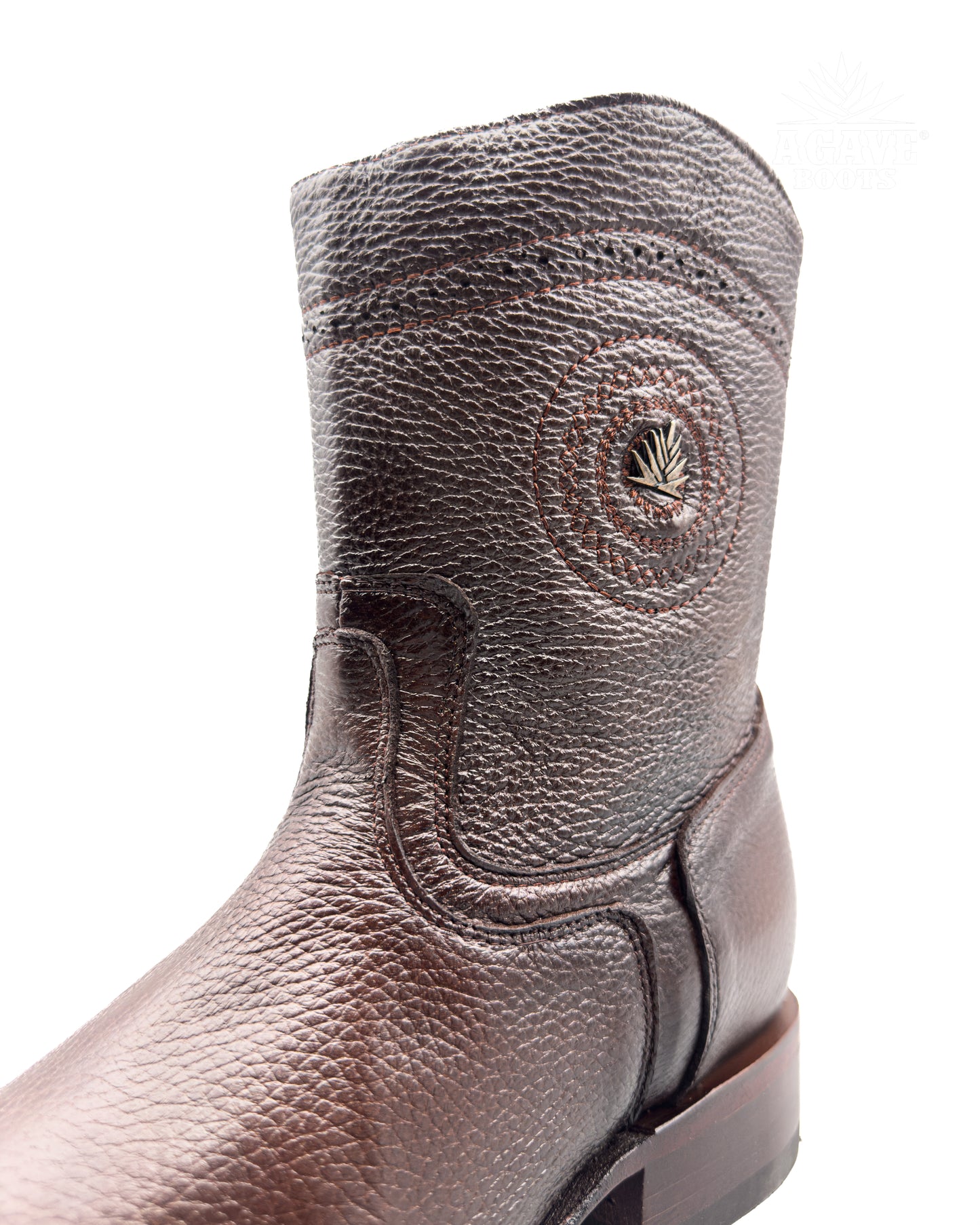 Cowboy Boot Dark Brown Deer