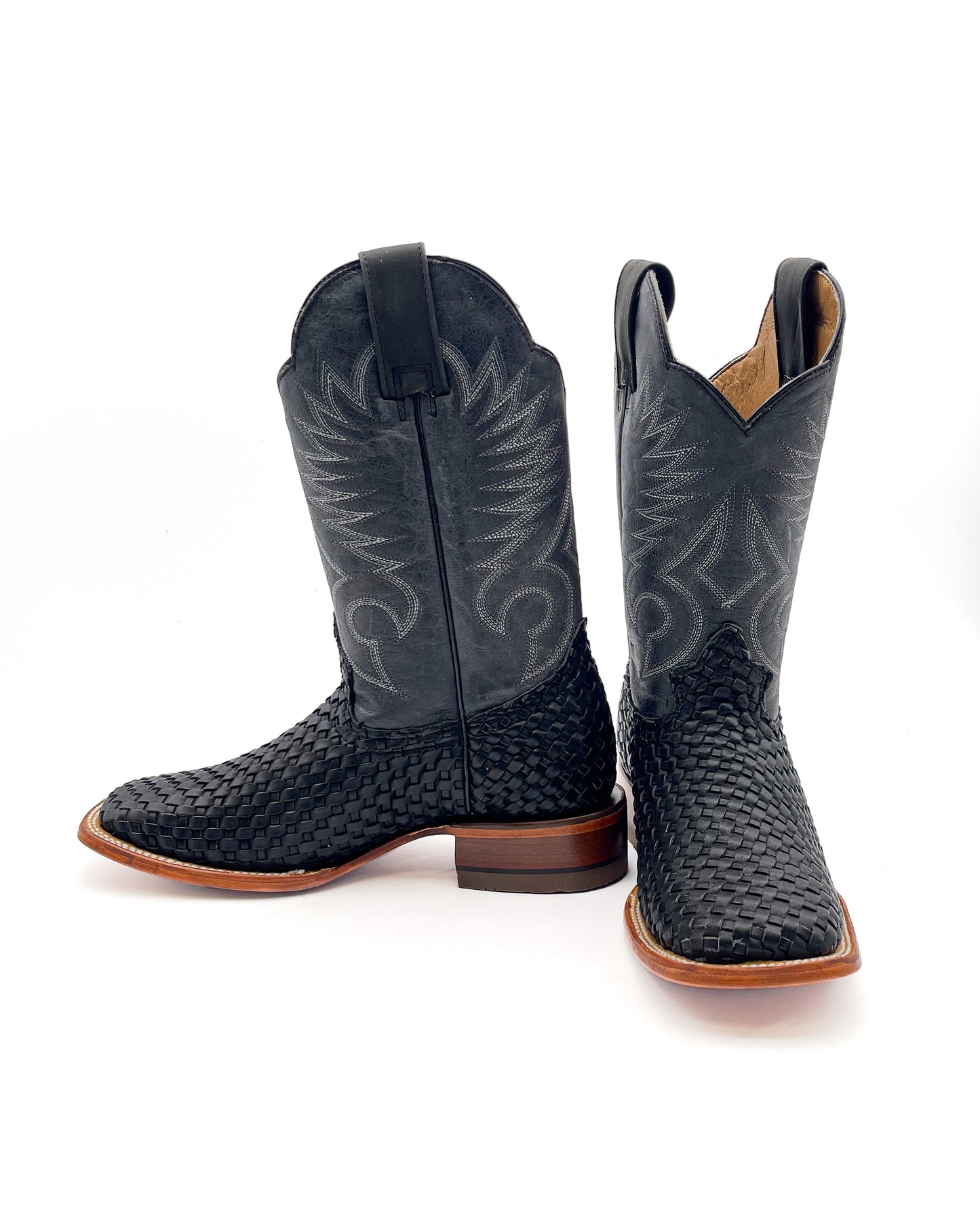 Cowboy Boot Basket Weave Petatillo