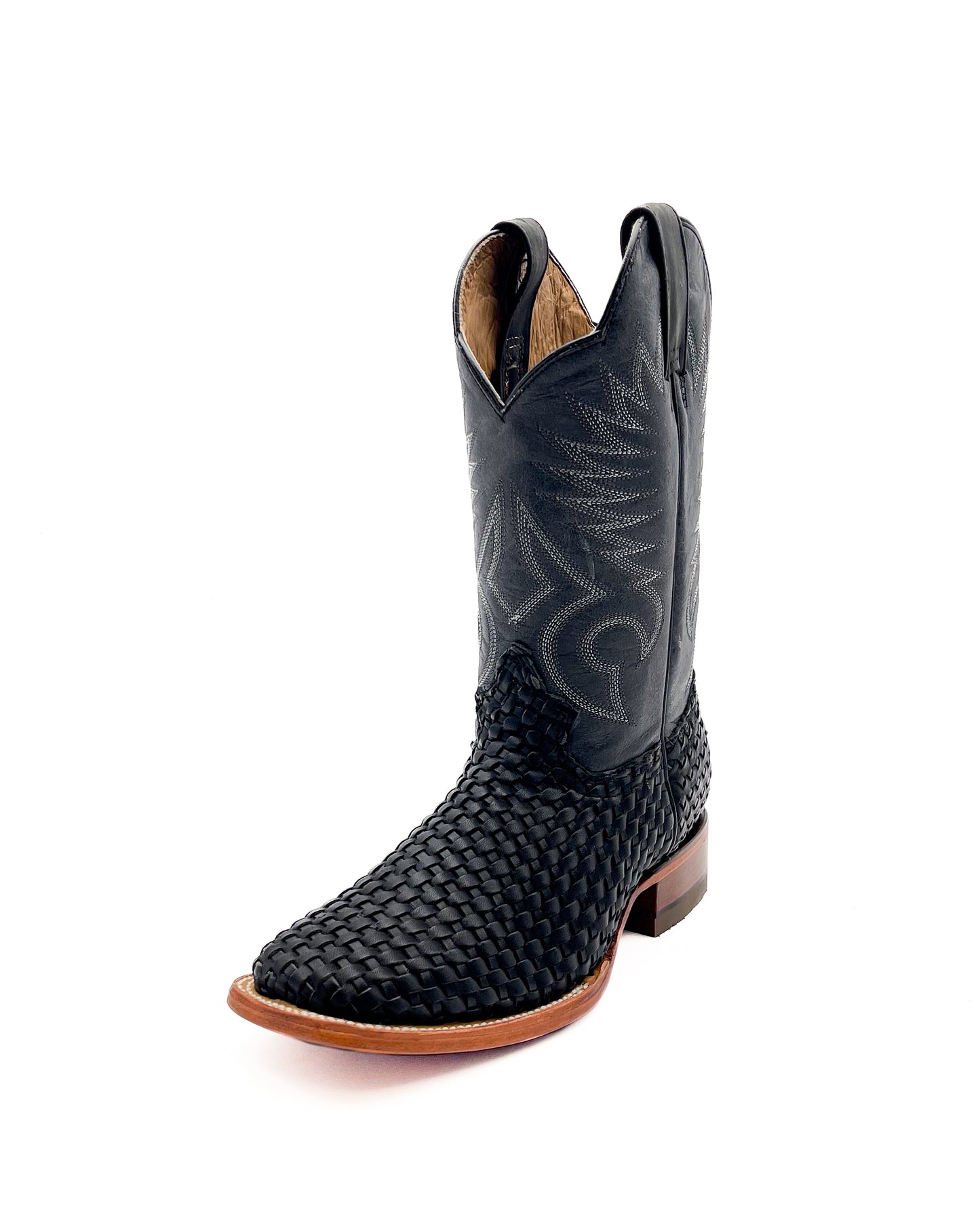 Cowboy Boot Basket Weave Petatillo