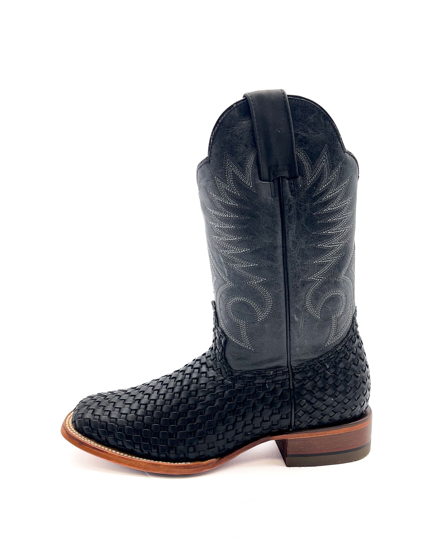 Cowboy Boot Basket Weave Petatillo