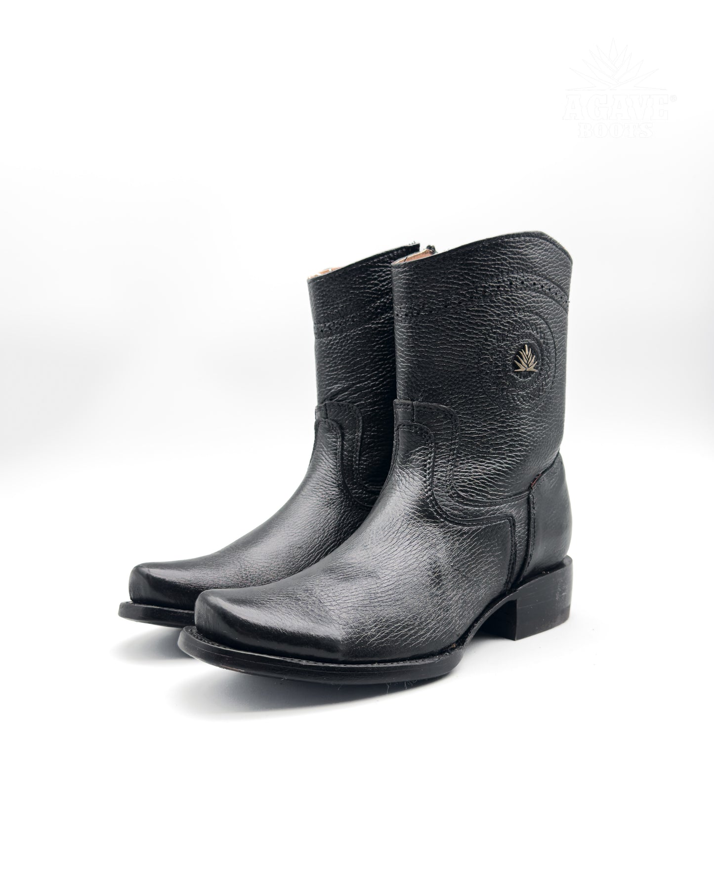 Cowboy Boot Black Deer