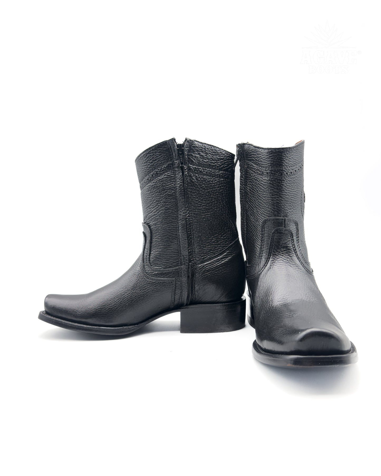 Cowboy Boot Black Deer