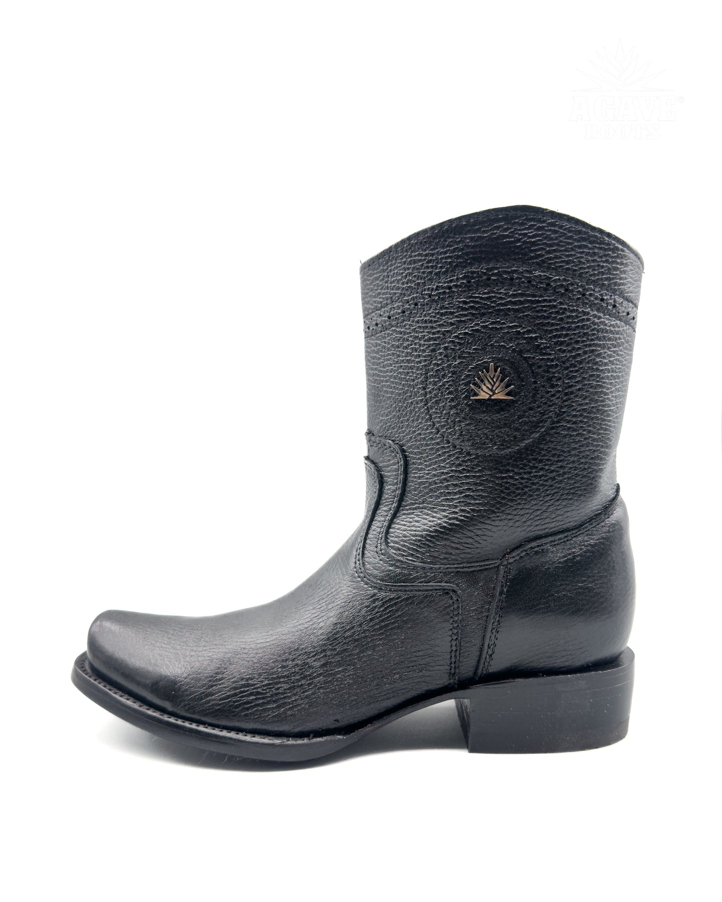 Cowboy Boot Black Deer