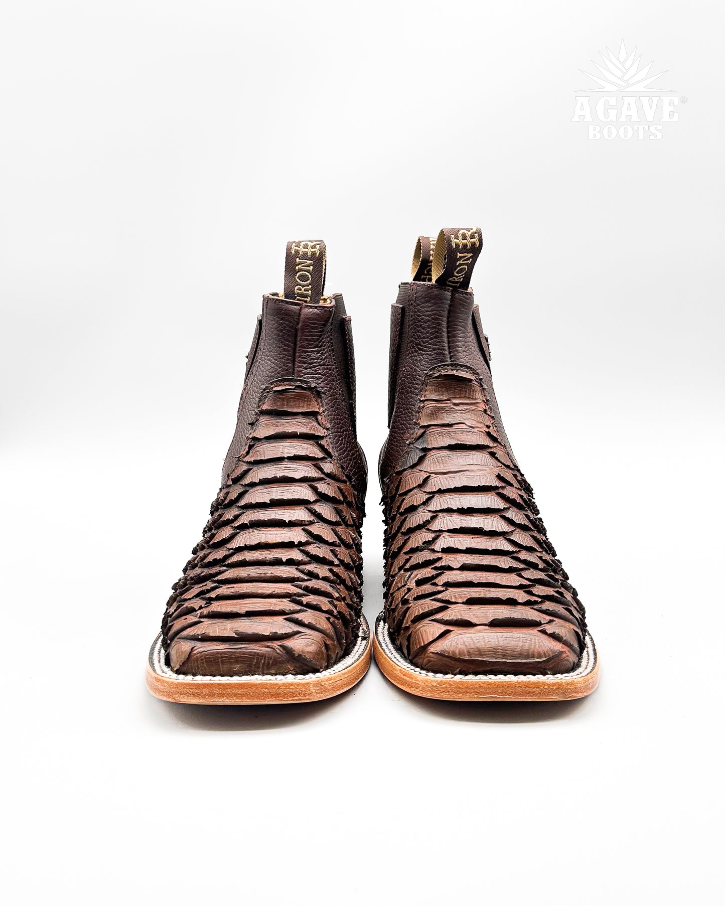 Ankle Boot Python Brown