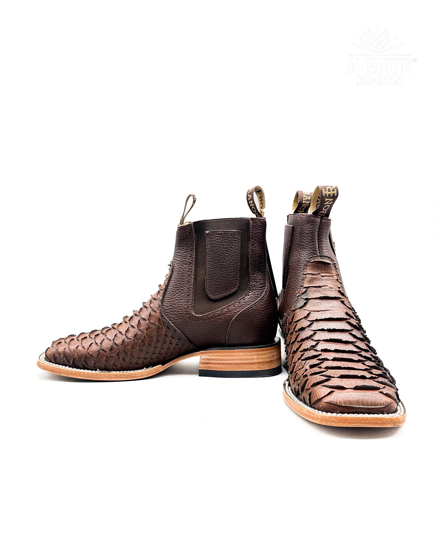 Ankle Boot Python Brown