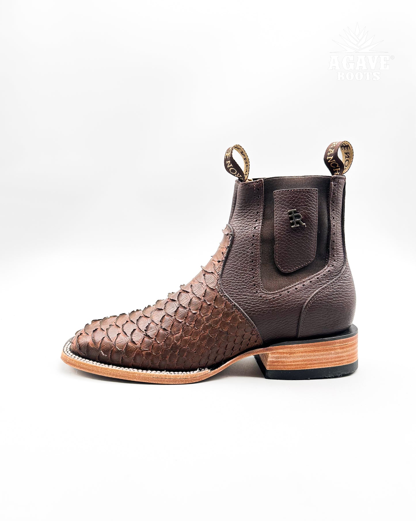Ankle Boot Python Brown