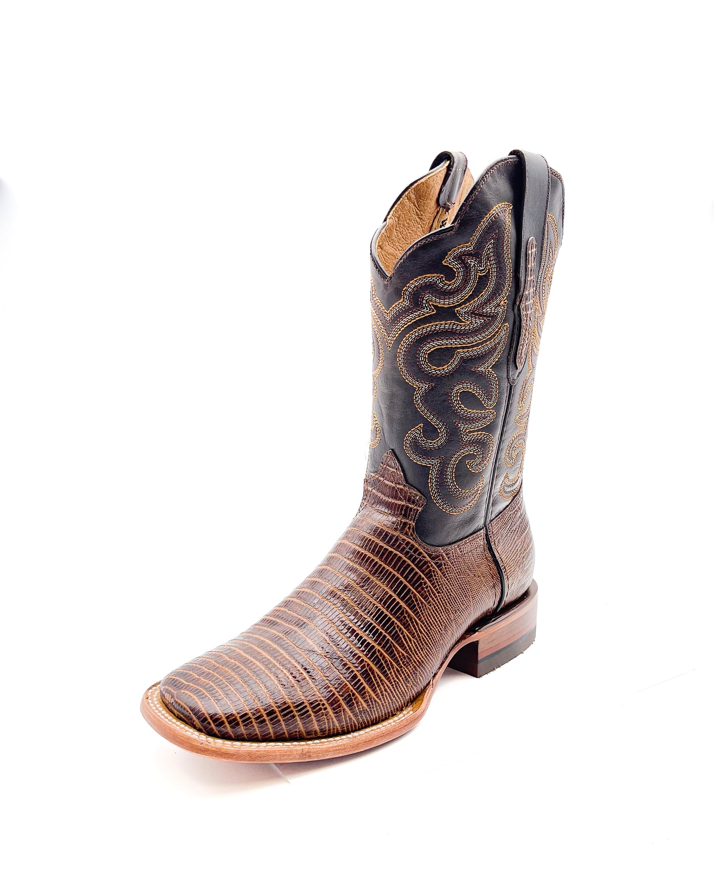 Cowboy Boot Lizard Honey