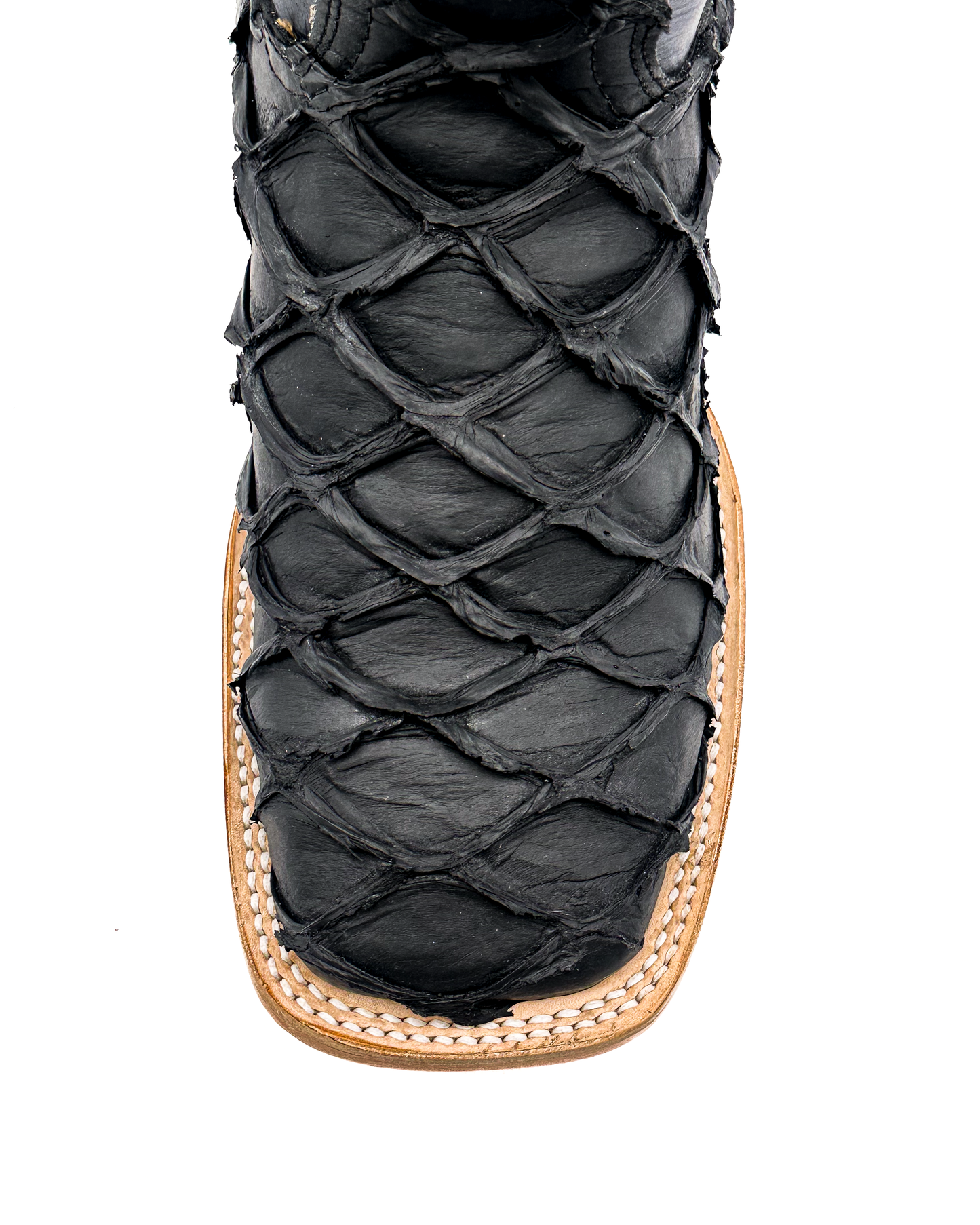 Cowboy Boot Black Pirarucu Bass