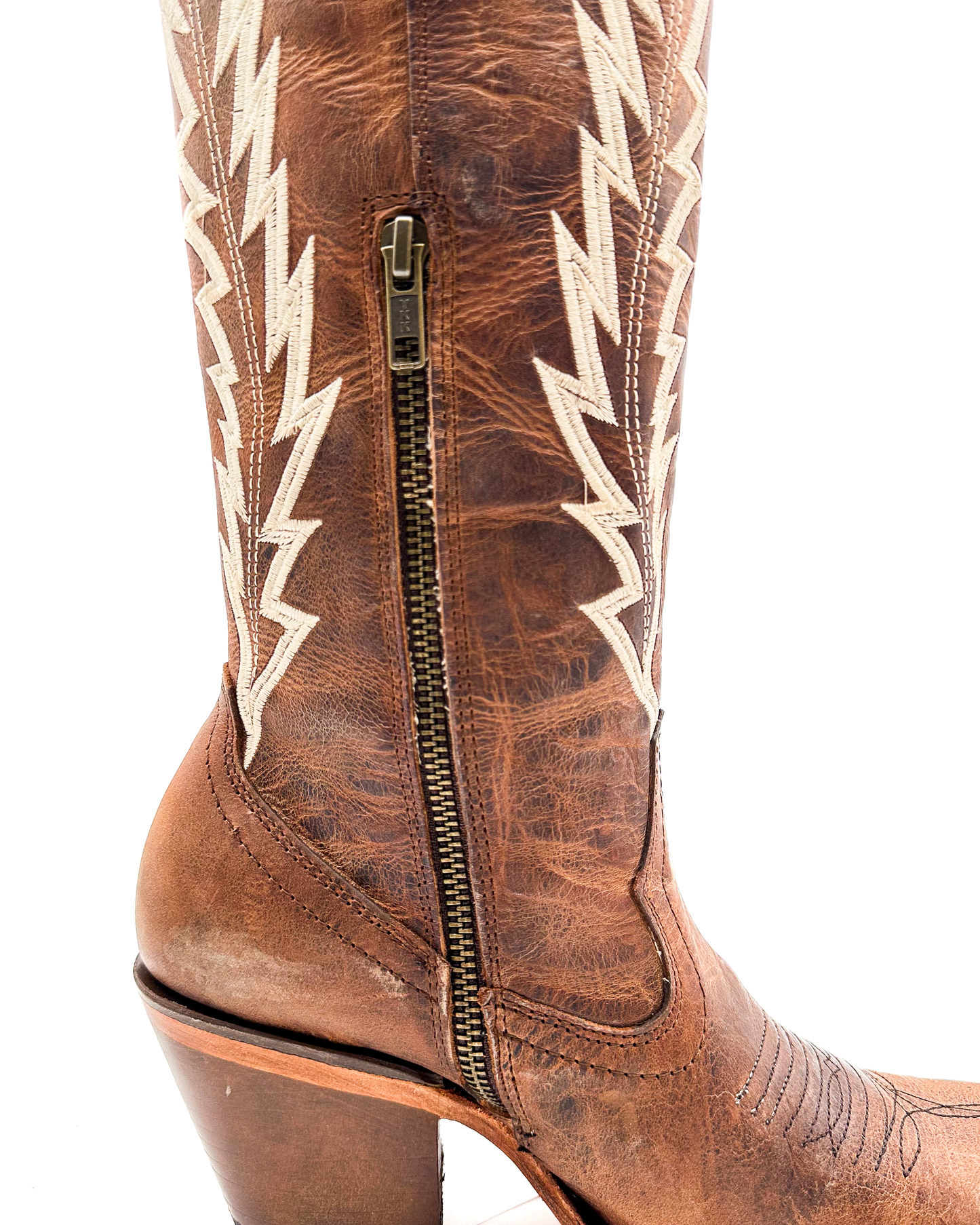 Cowboy Boot Junia Brown Saddle