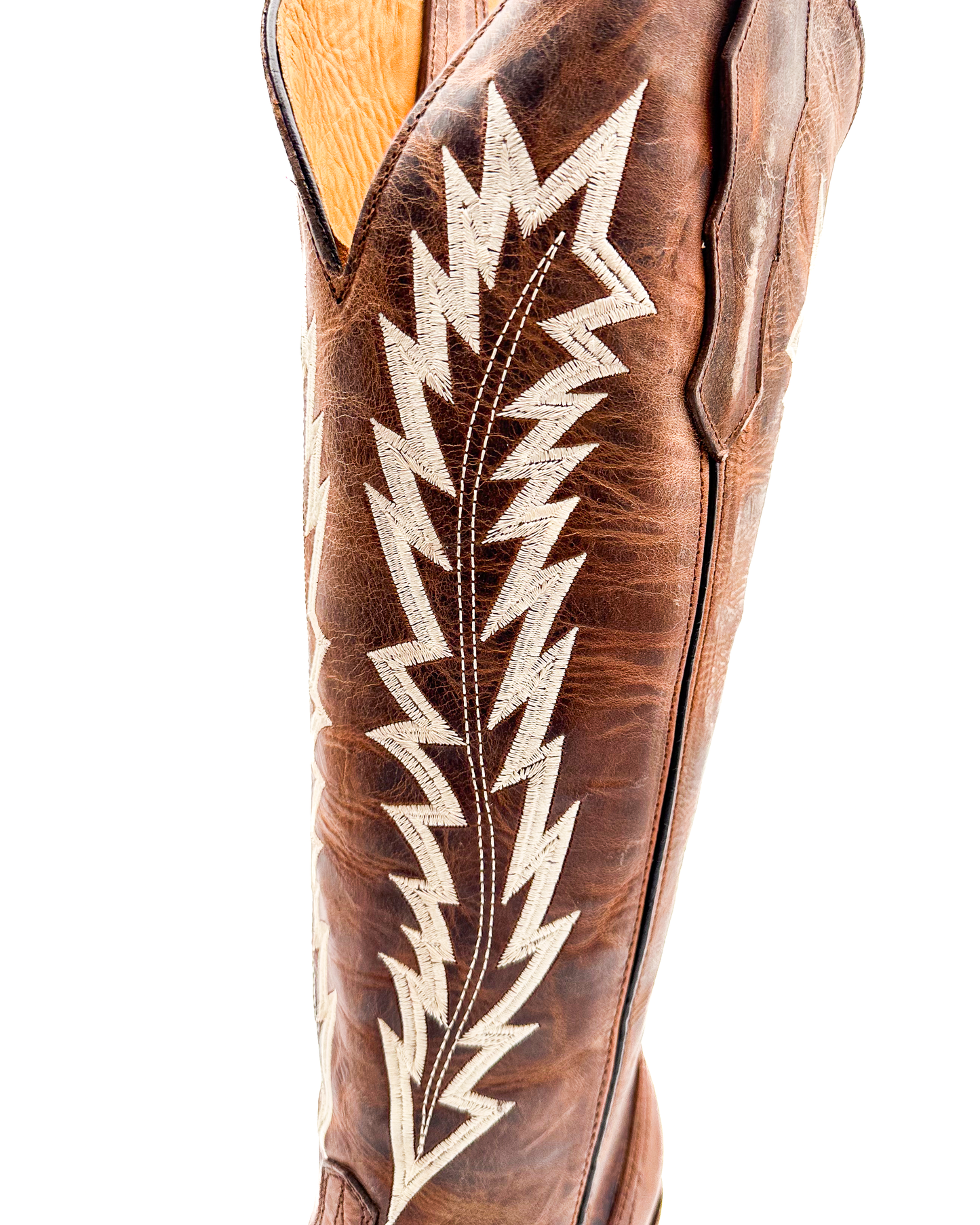 Cowboy Boot Junia Brown Saddle