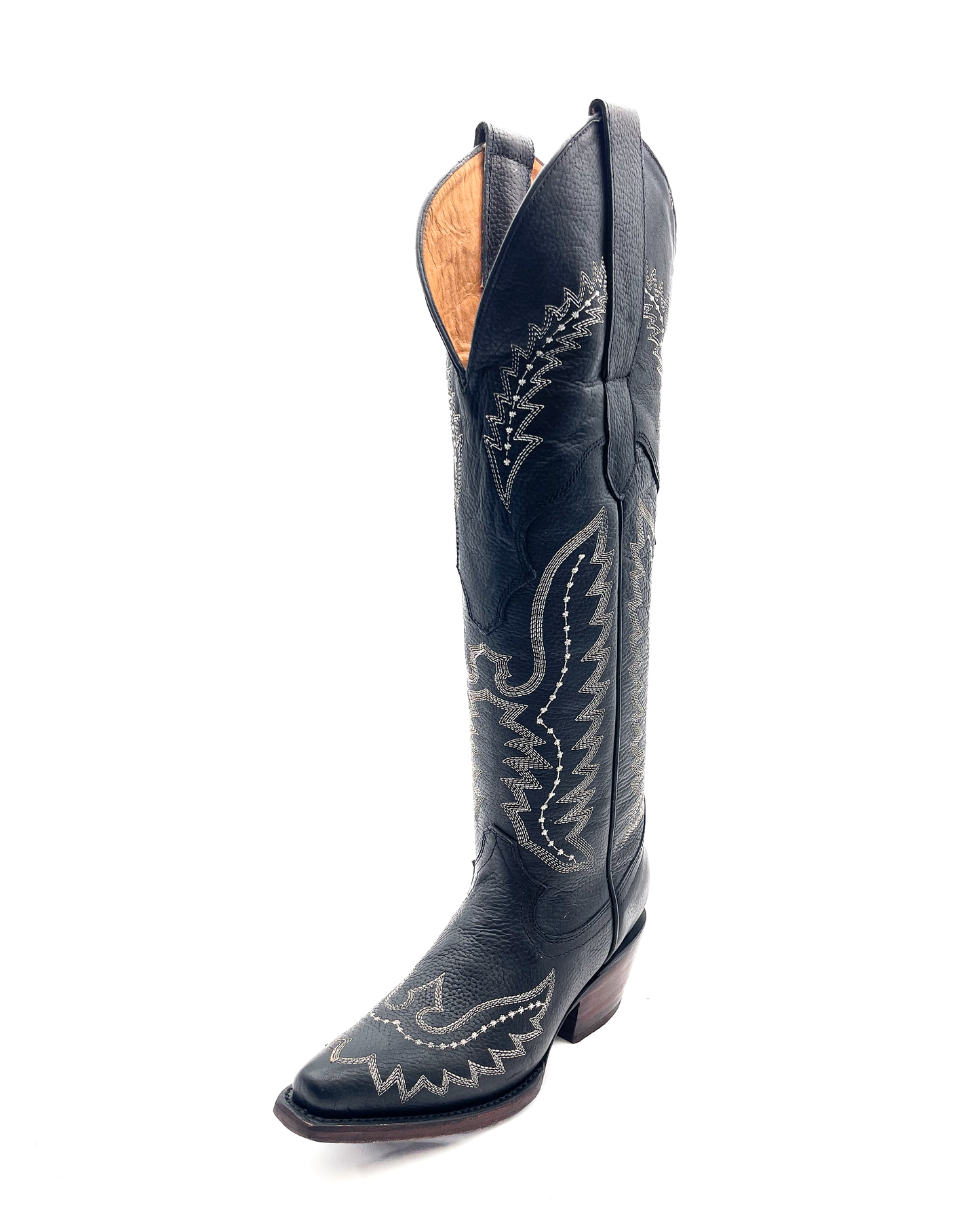 Cowboy Boot Tall Alice Black