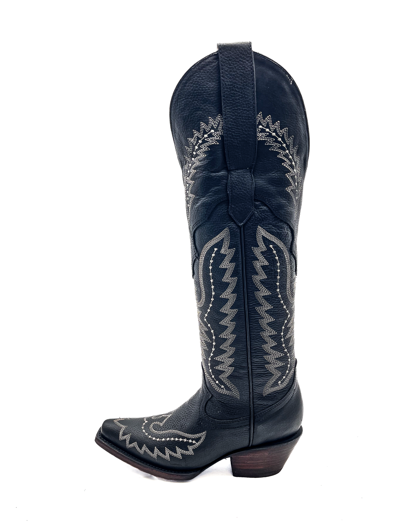Cowboy Boot Tall Alice Black