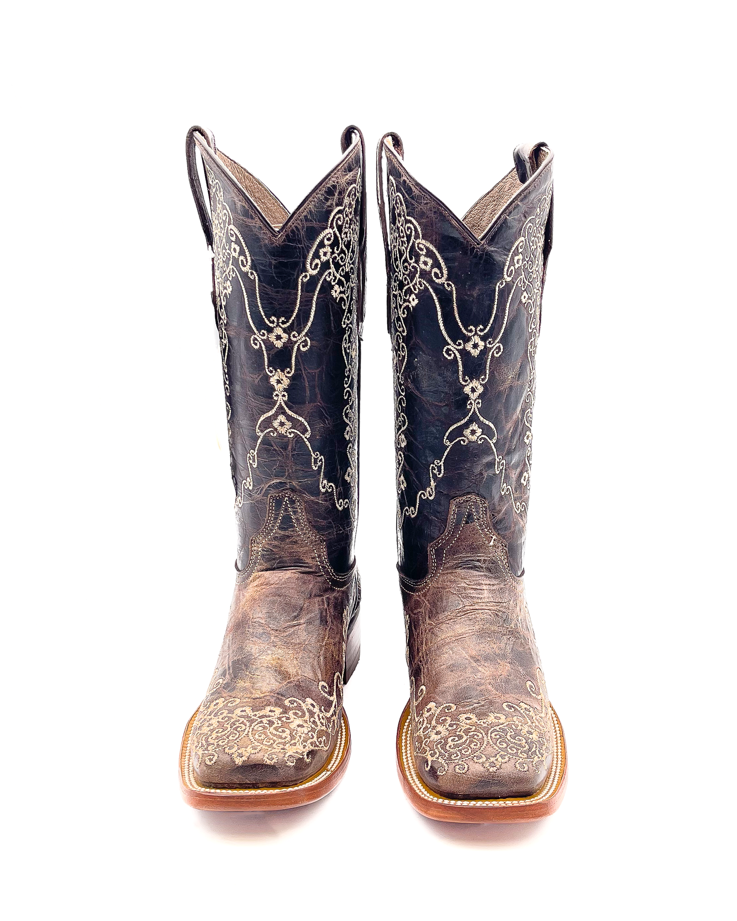 Cowboy Boot Madrid Brown Crater