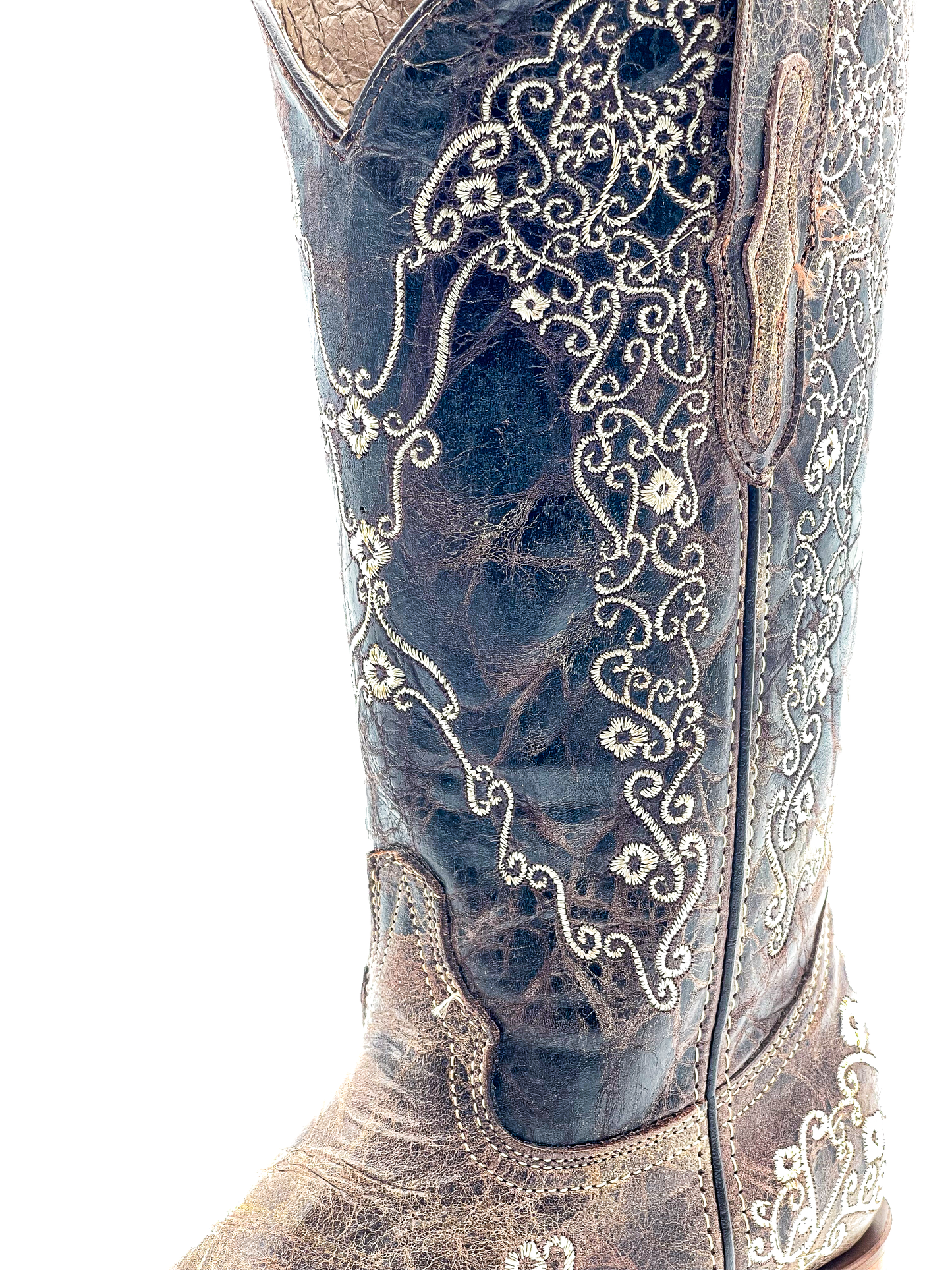 Cowboy Boot Madrid Brown Crater