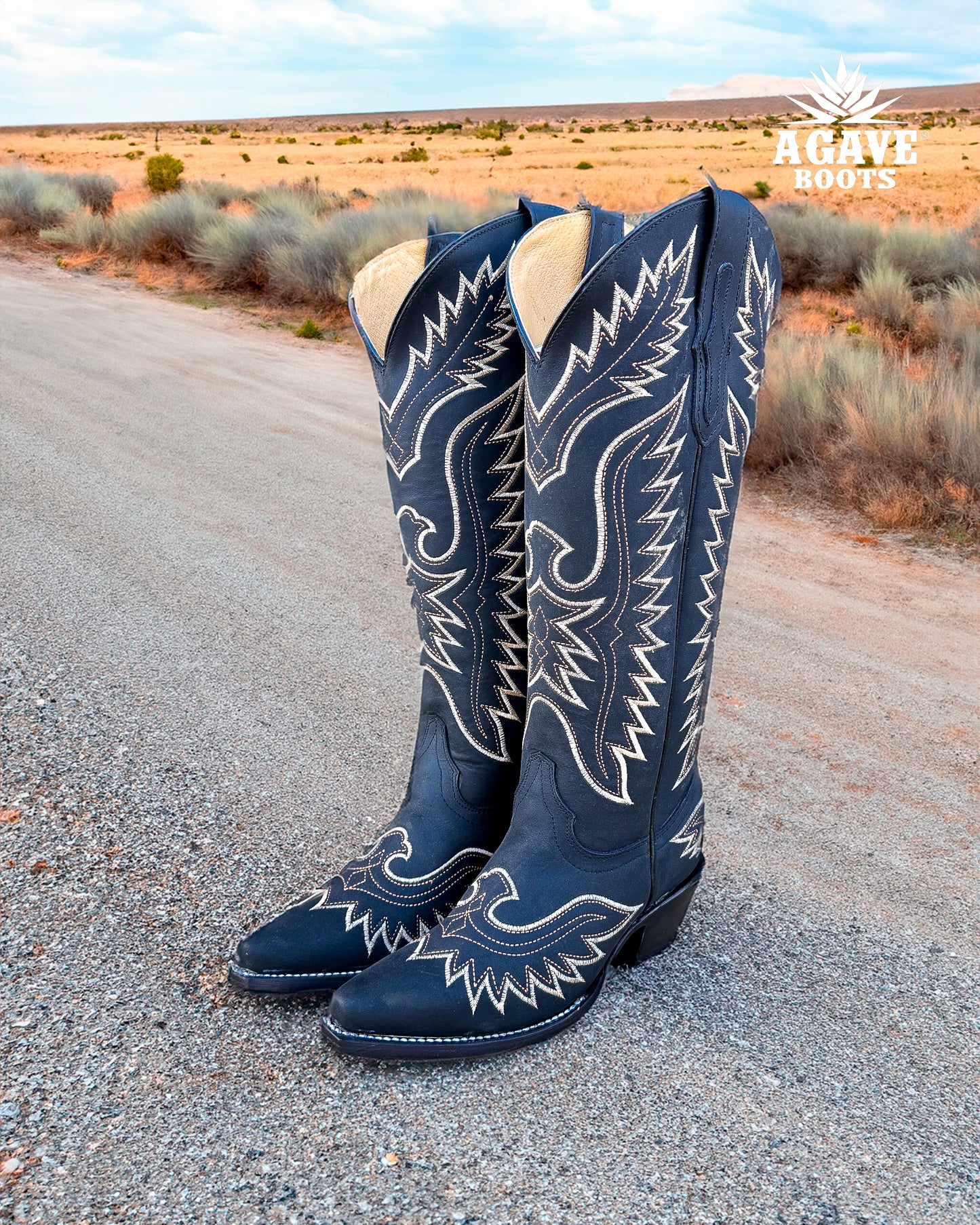 Cowboy Boot Tall Black