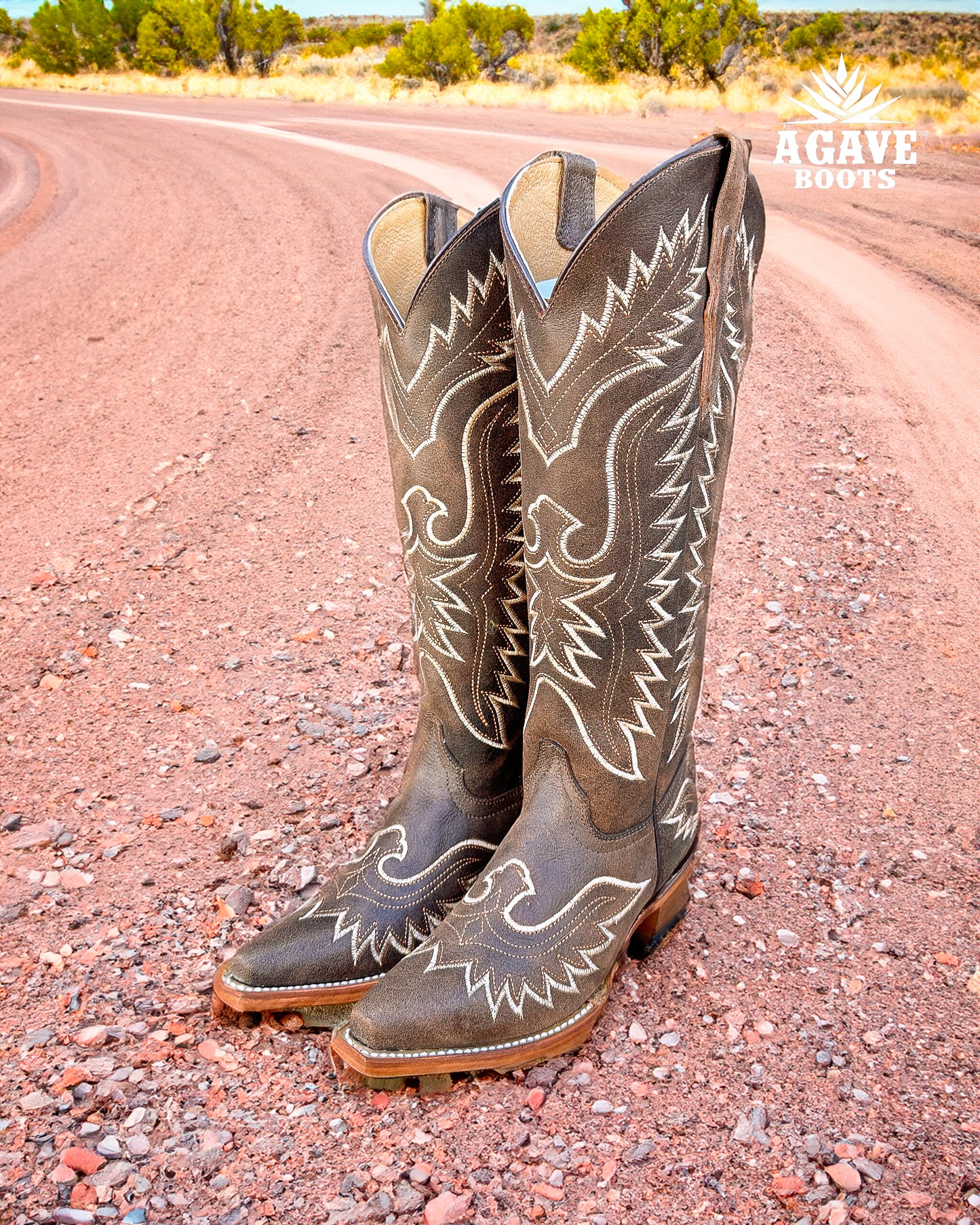 Cowboy Boot Tall Brown