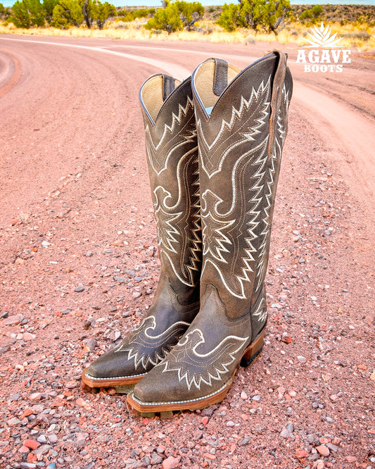 Cowboy Boot Tall Brown