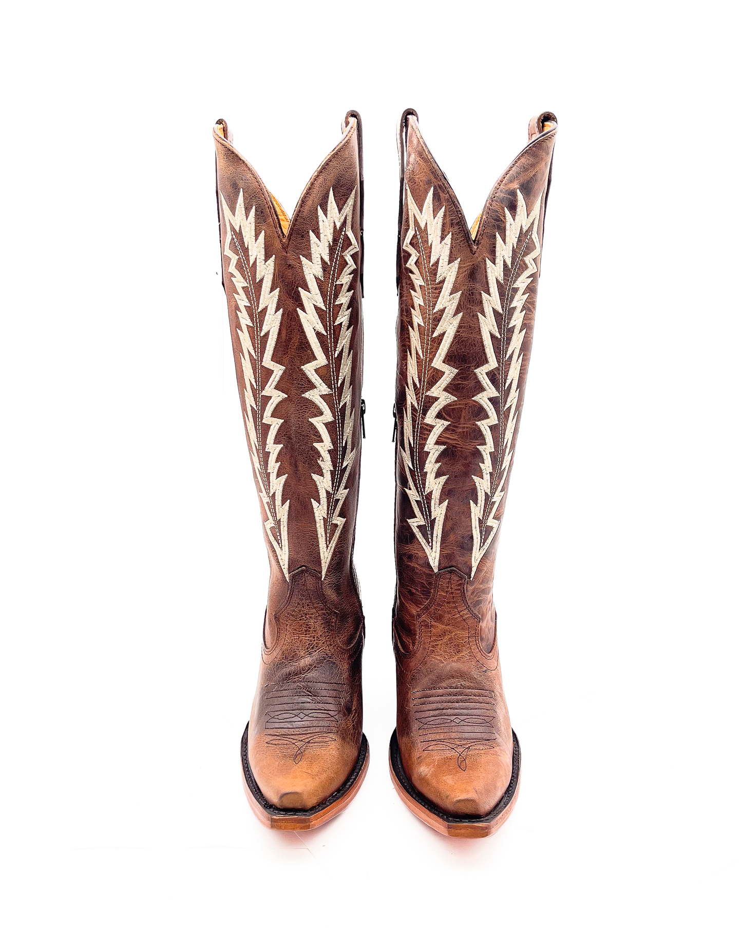 Cowboy Boot Junia Brown Saddle