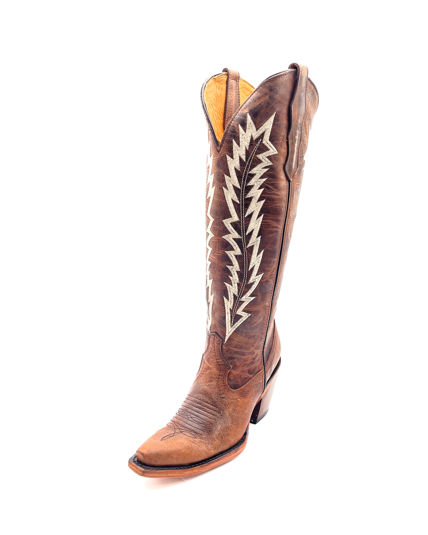 Cowboy Boot Junia Brown Saddle