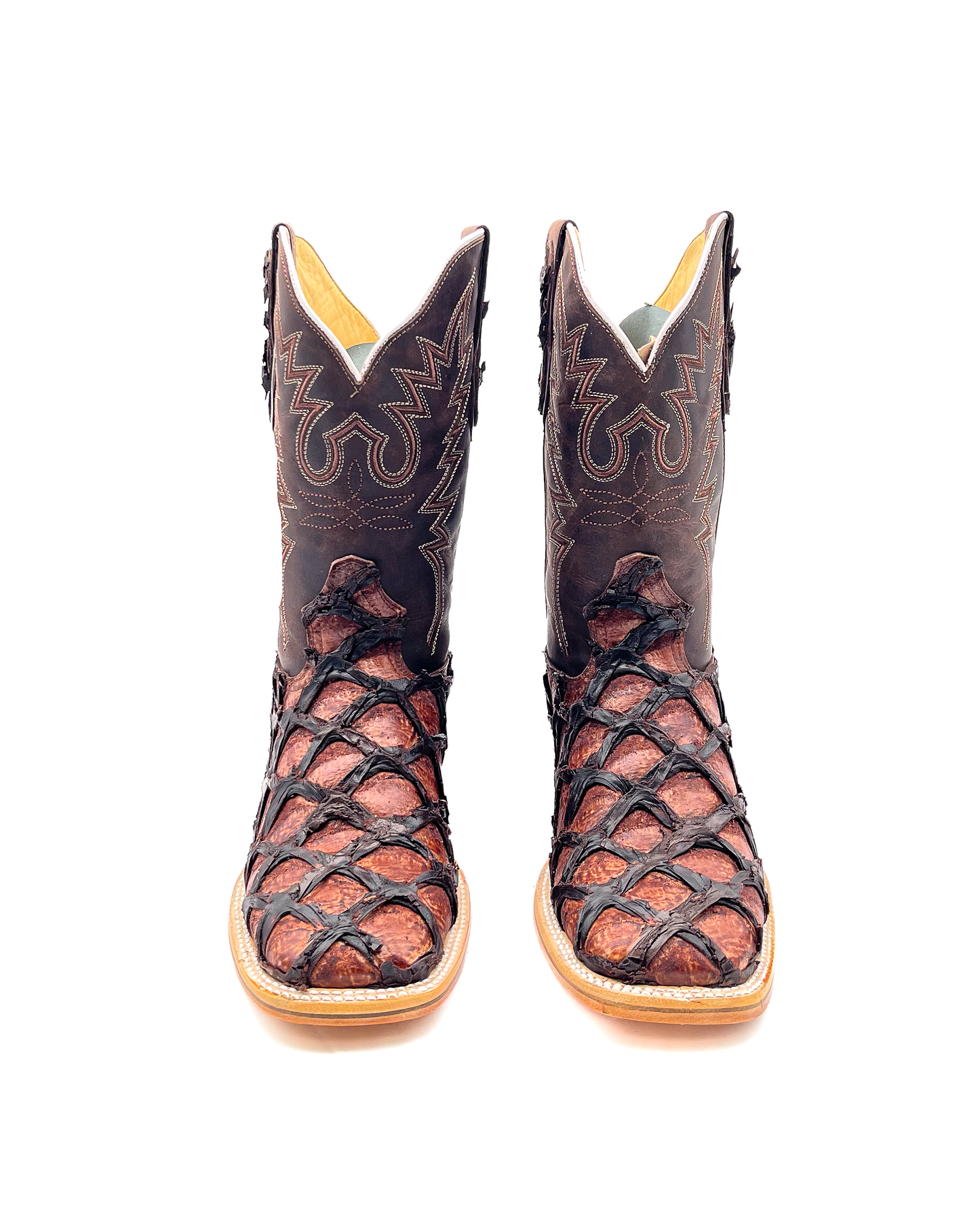 Cowboy Boot Brown Pirarucu Bass