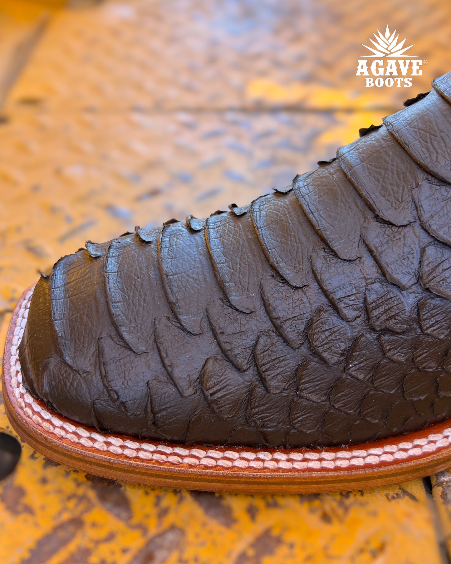 Cowboy Boot Brown Python