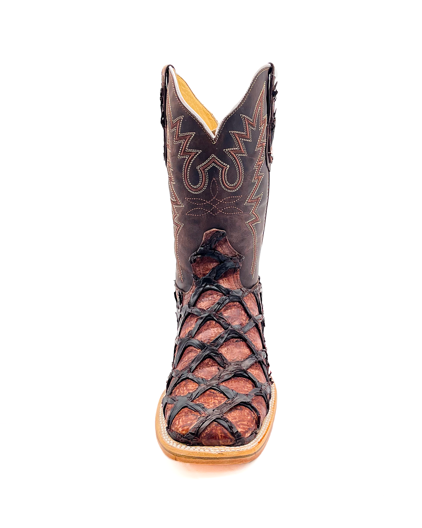Cowboy Boot Brown Pirarucu Bass