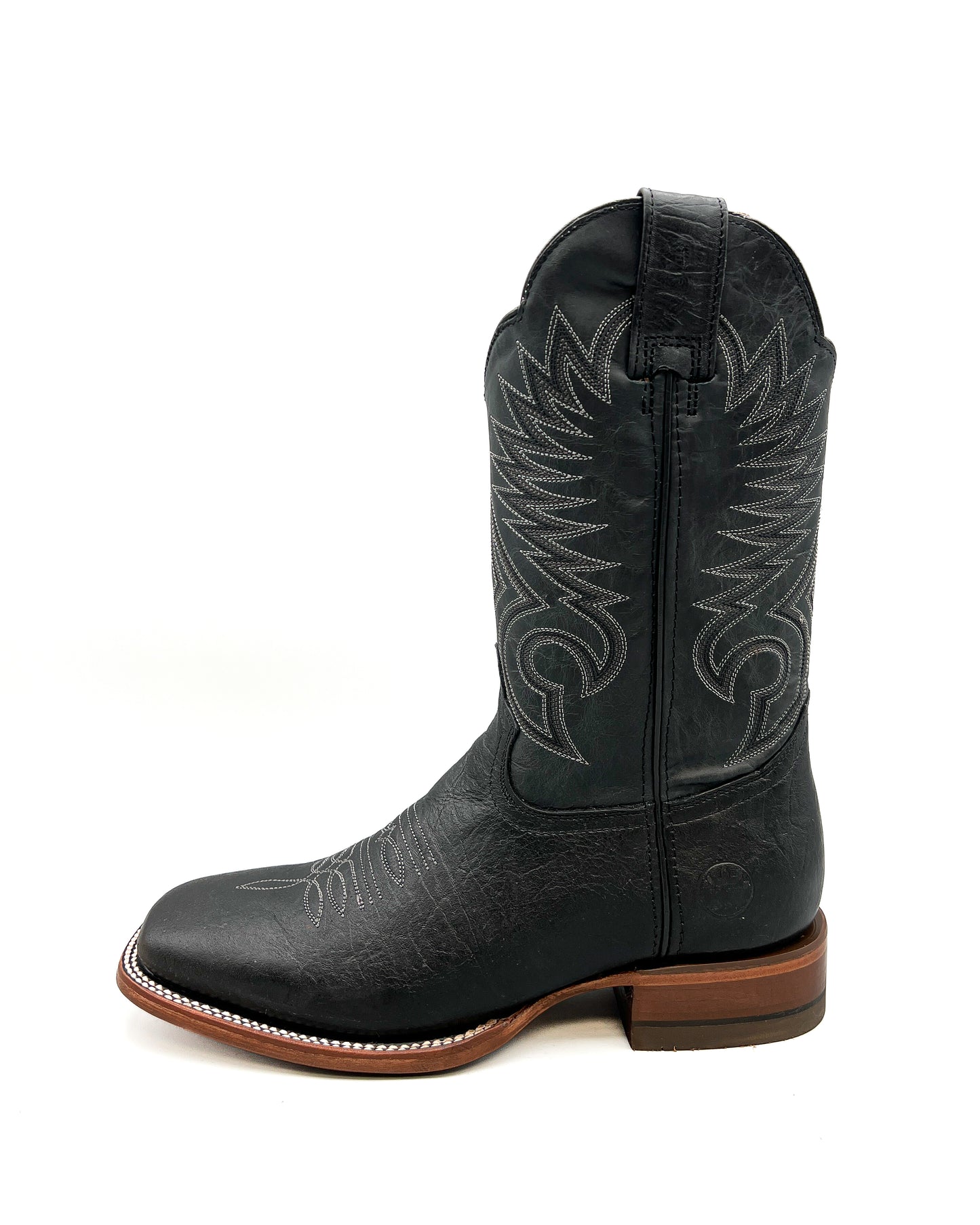Cowboy Boot Black Elephant