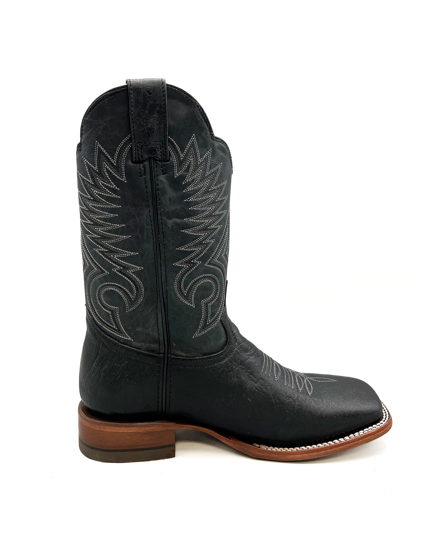 Cowboy Boot Black Elephant