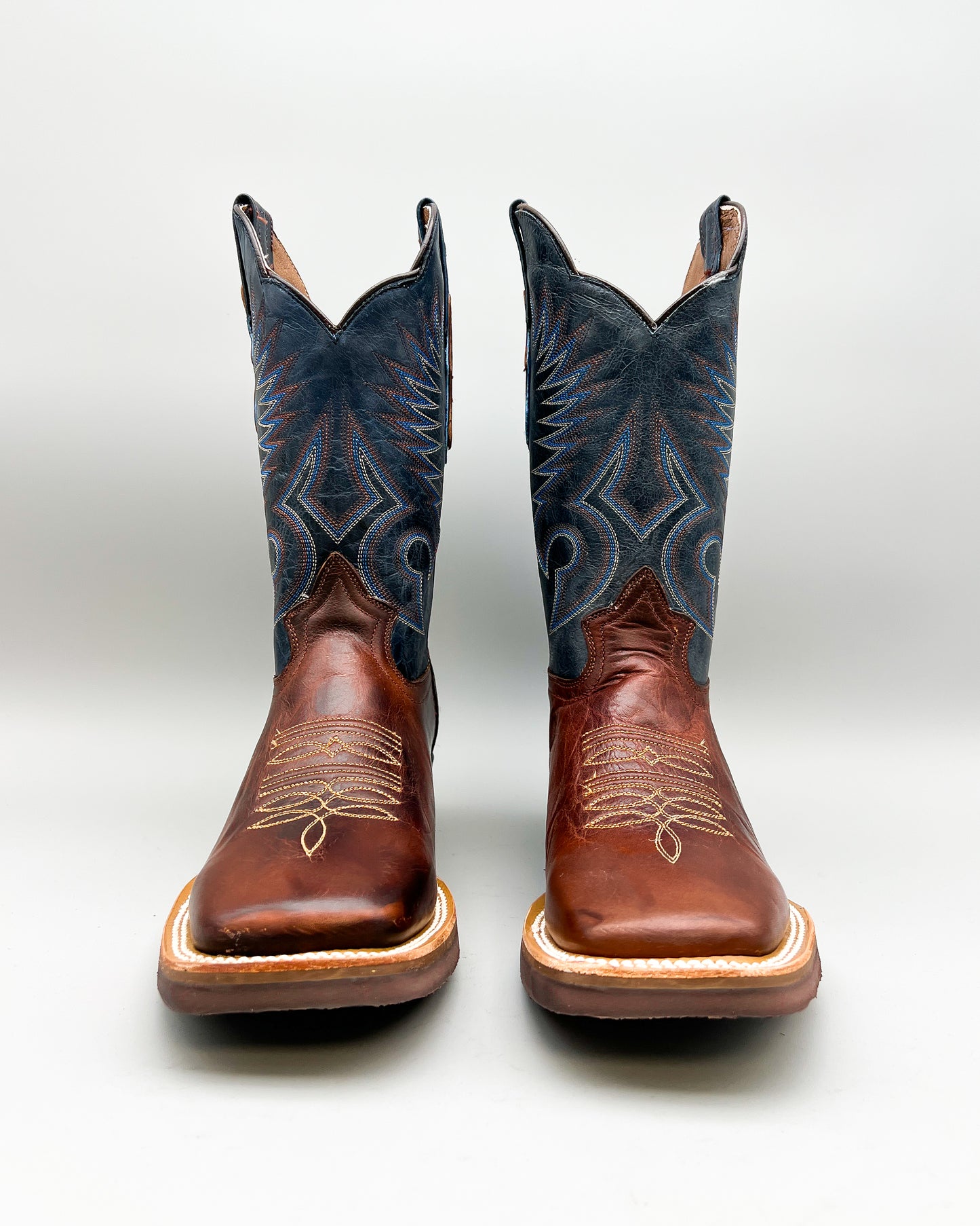 Cowboy Boot Damian Mocha Rubber Sole