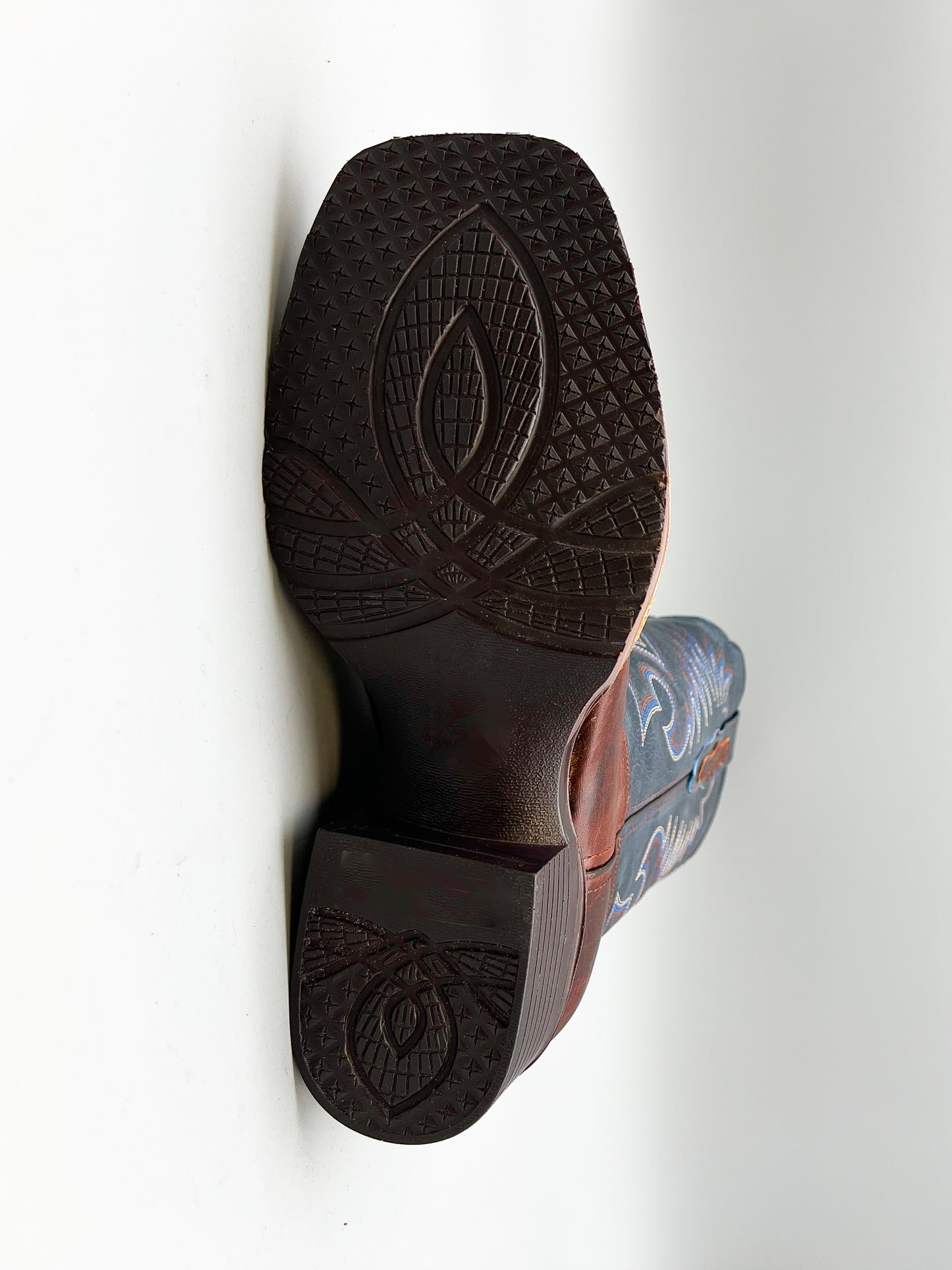 Cowboy Boot Damian Mocha Rubber Sole