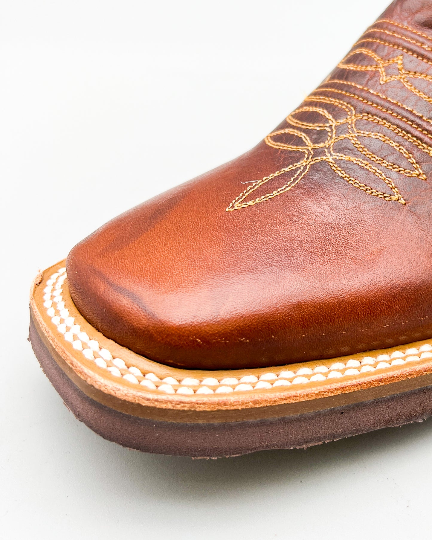 Cowboy Boot Damian Mocha Rubber Sole