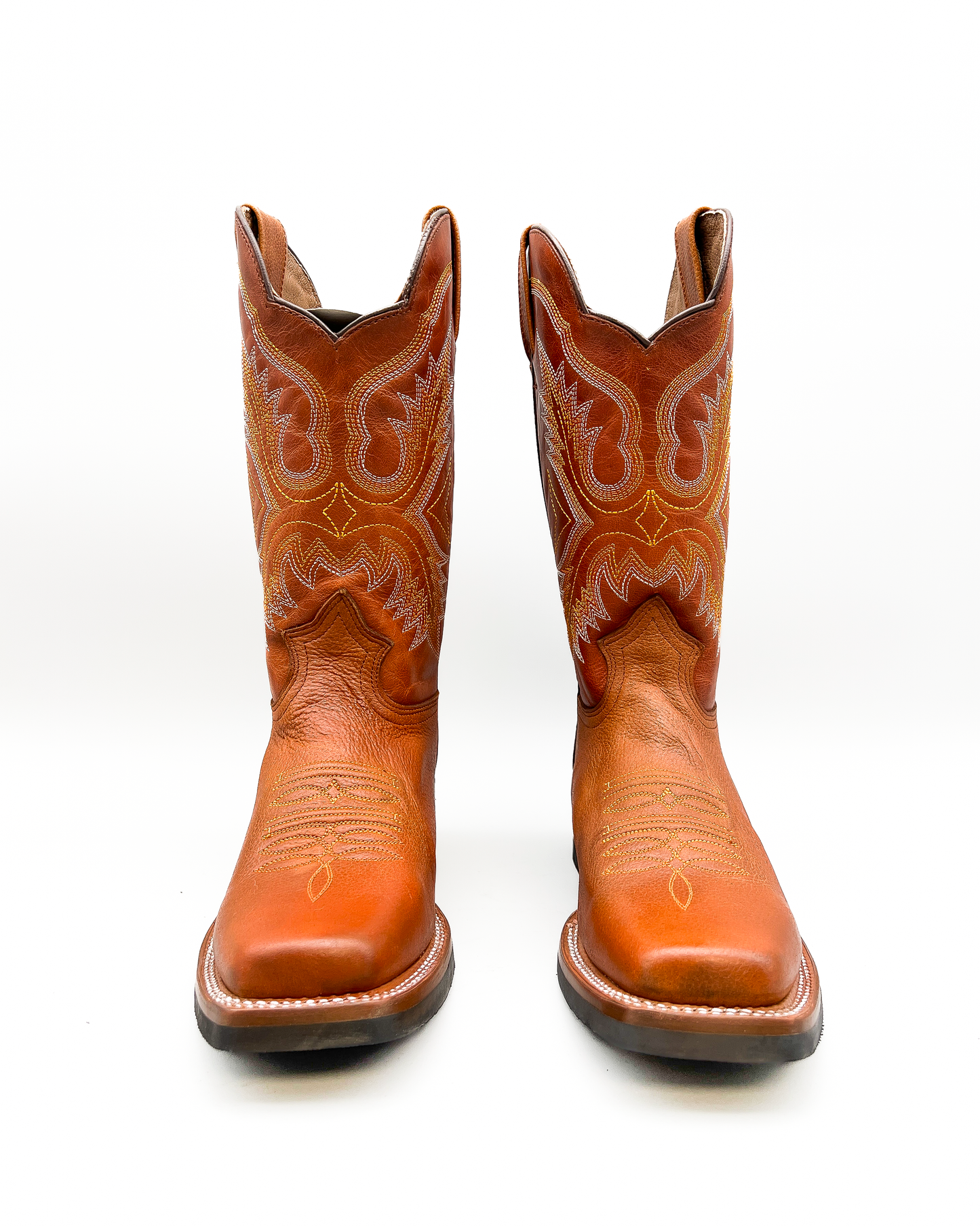Cowboy Boot Cognac Rubber Sole