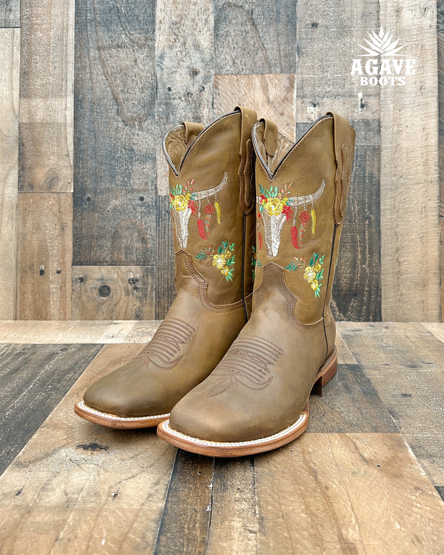 Cowboy Boot Skull