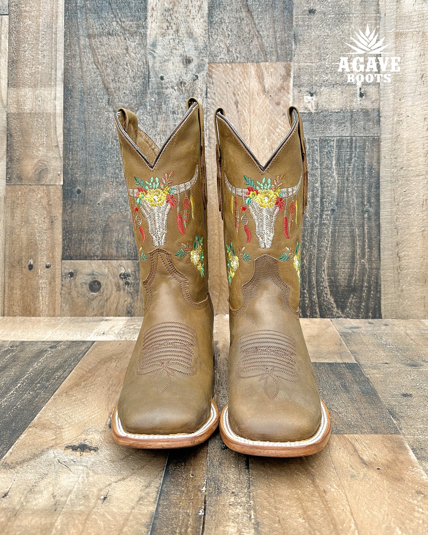 Cowboy Boot Skull