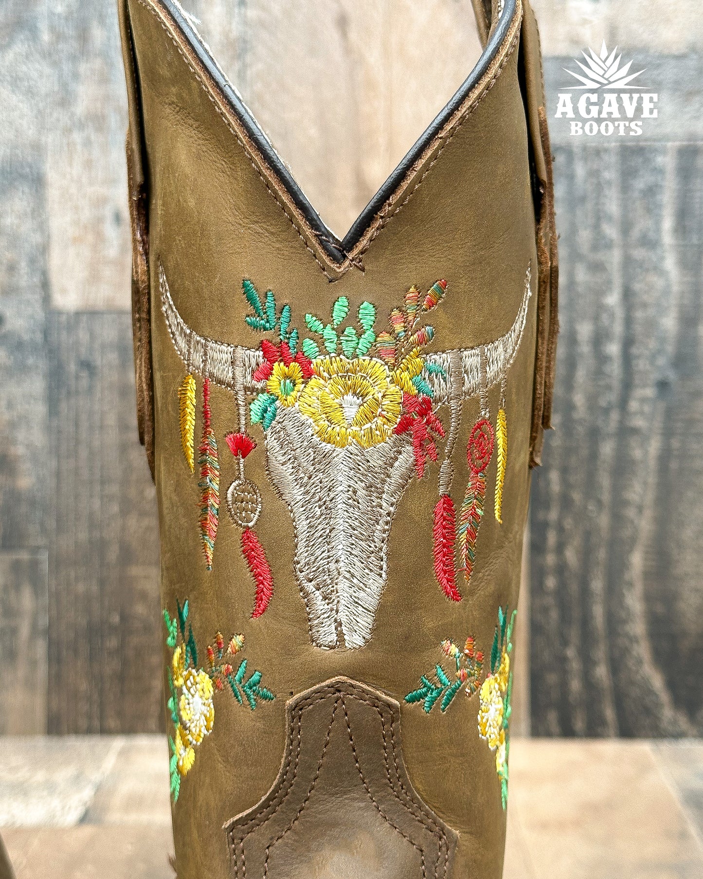 Cowboy Boot Skull