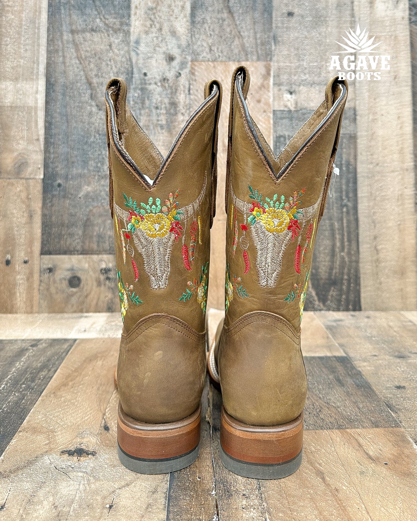 Cowboy Boot Skull