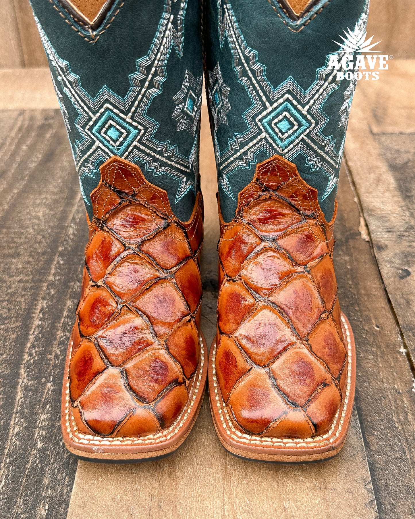 COGNAC FISH | BOYS TODDLER WESTERN COWBOY BOOTS