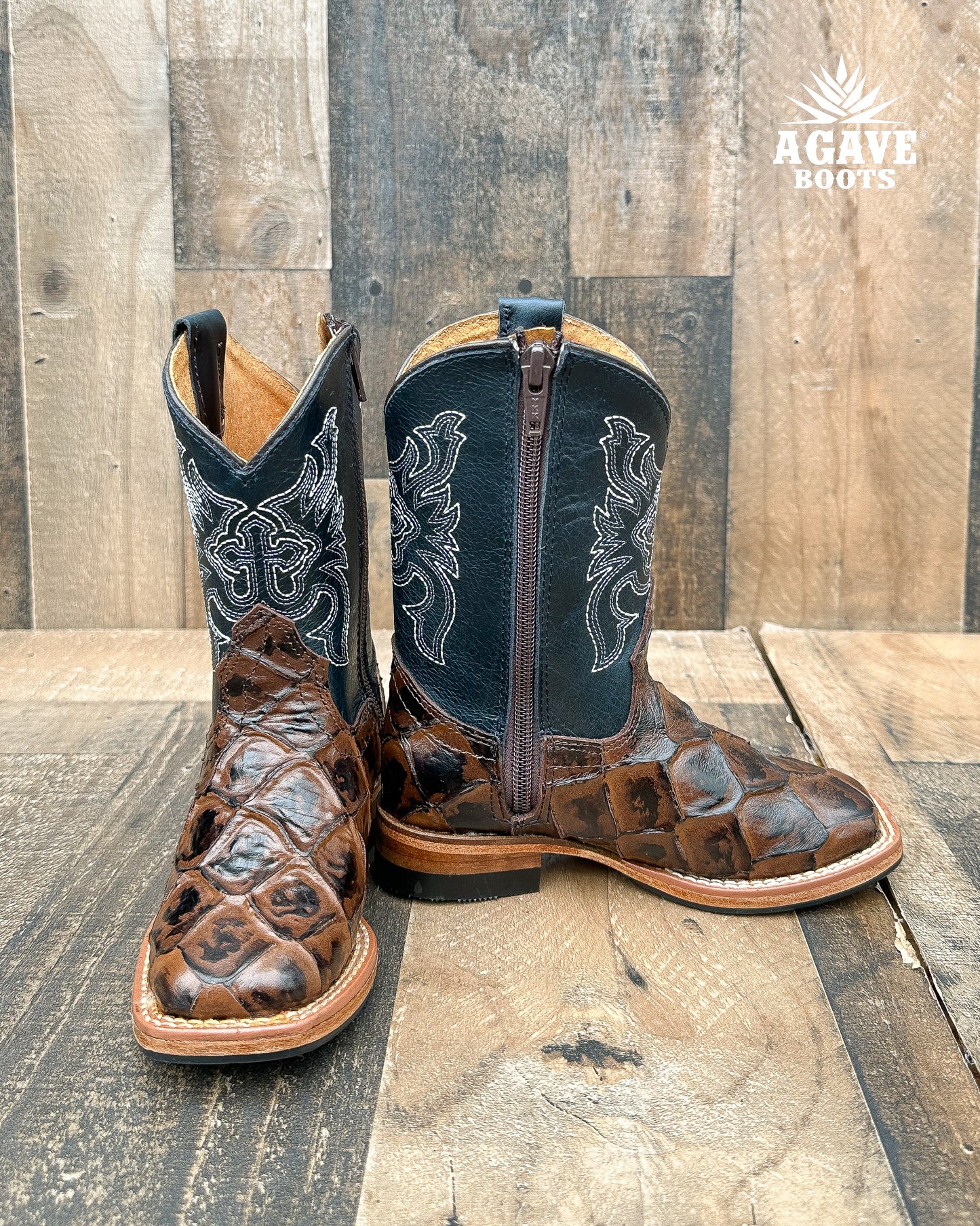 BROWN FISH | BOYS TODDLER WESTERN COWBOY BOOTS