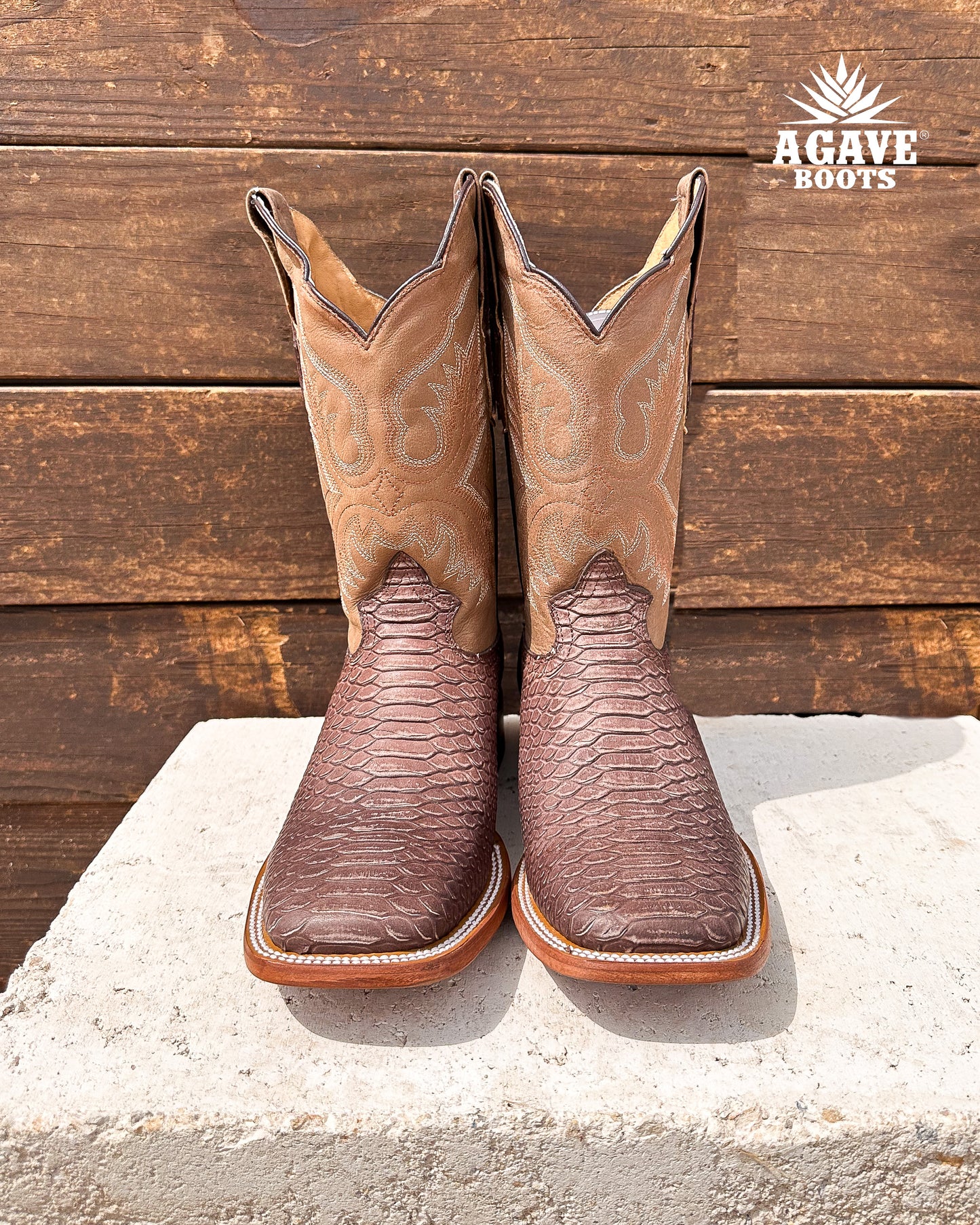 Cowboy Boot Rustic Python