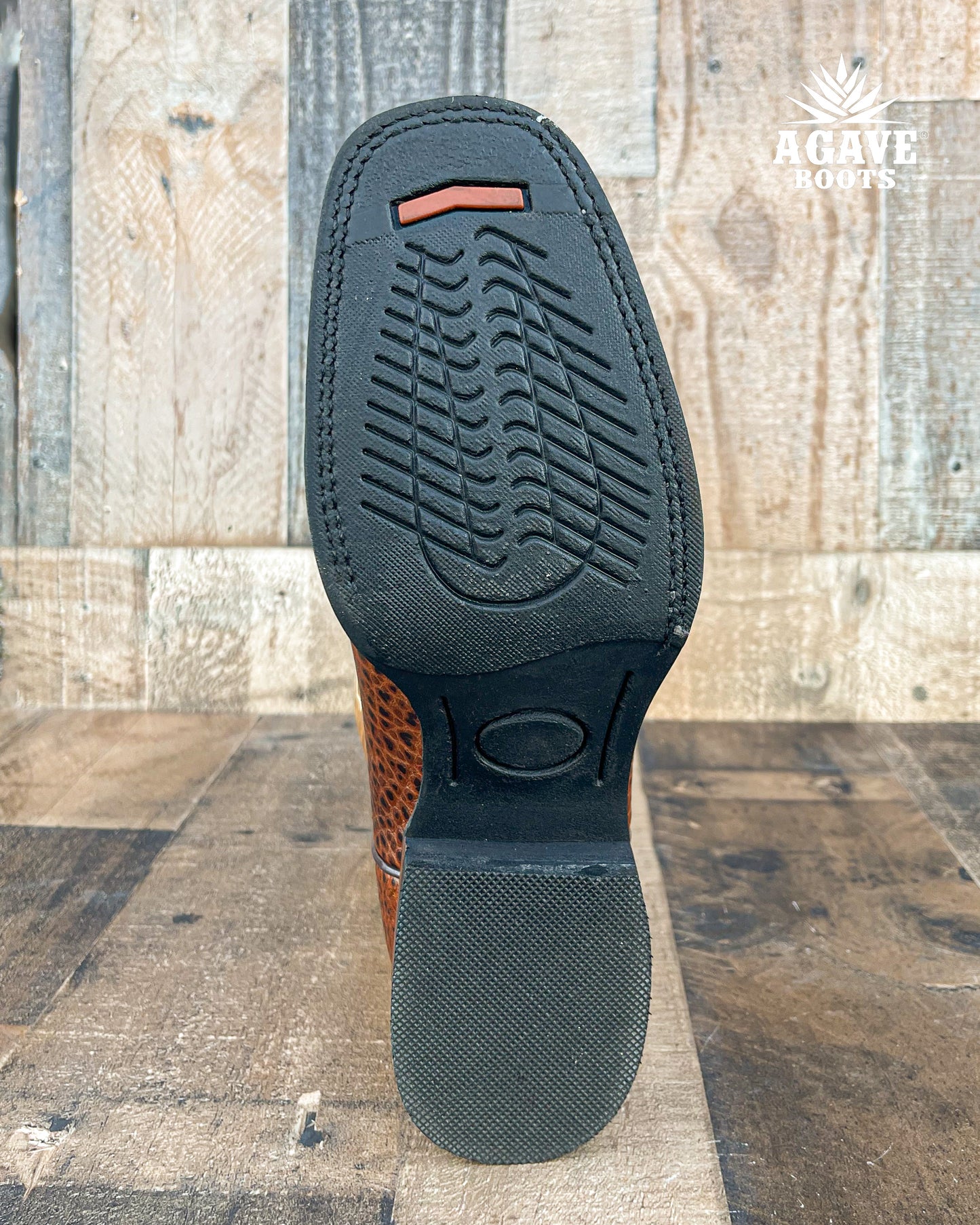 Cowboy Boot Bull Cognac Rubber Sole