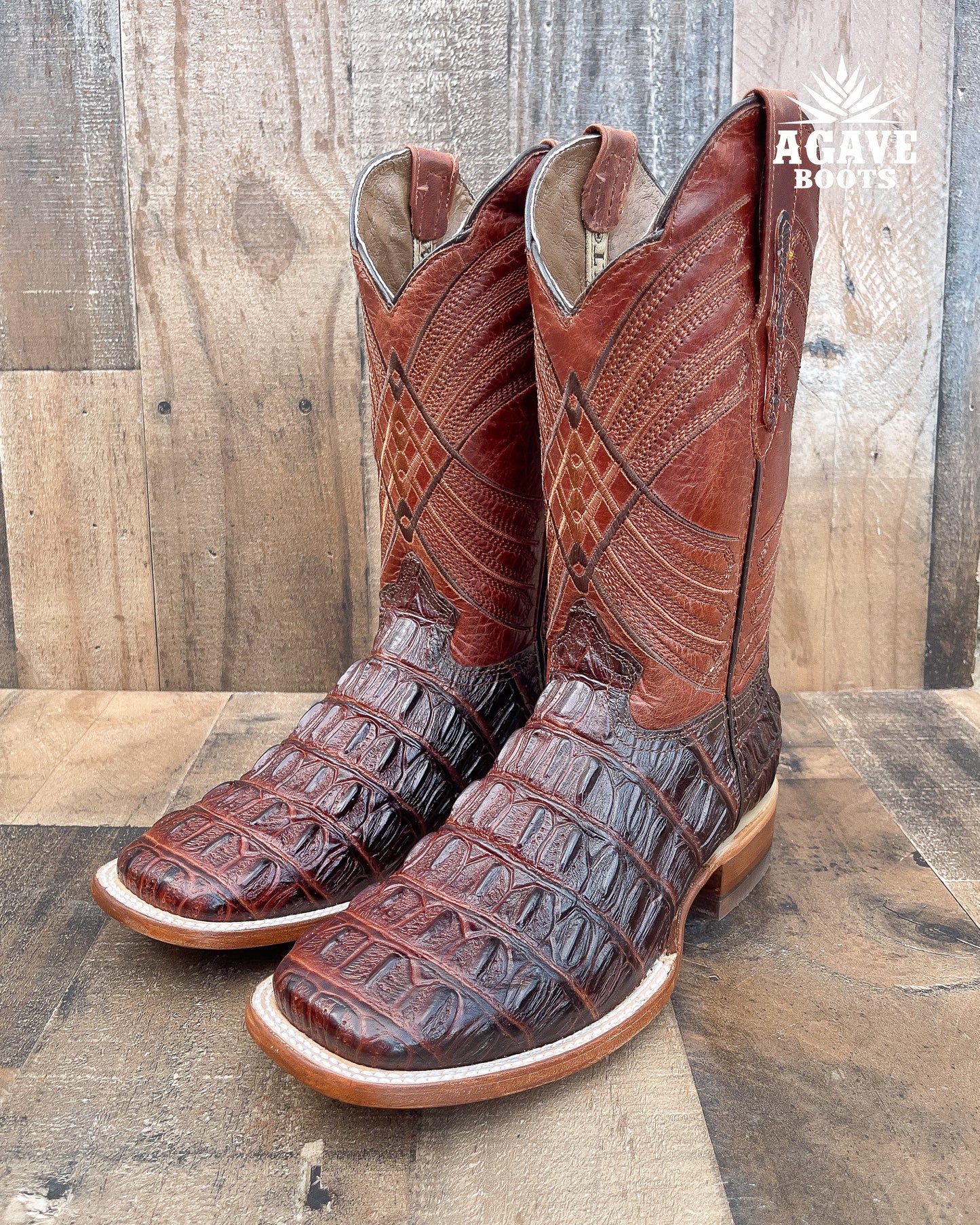 Cowboy Boot Caiman Tail