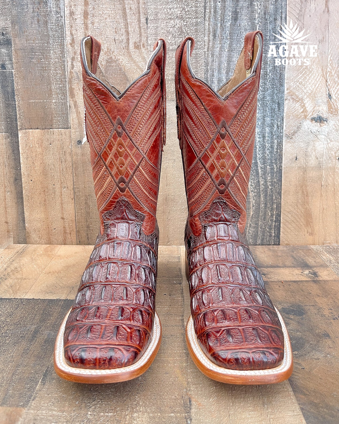 Cowboy Boot Caiman Tail