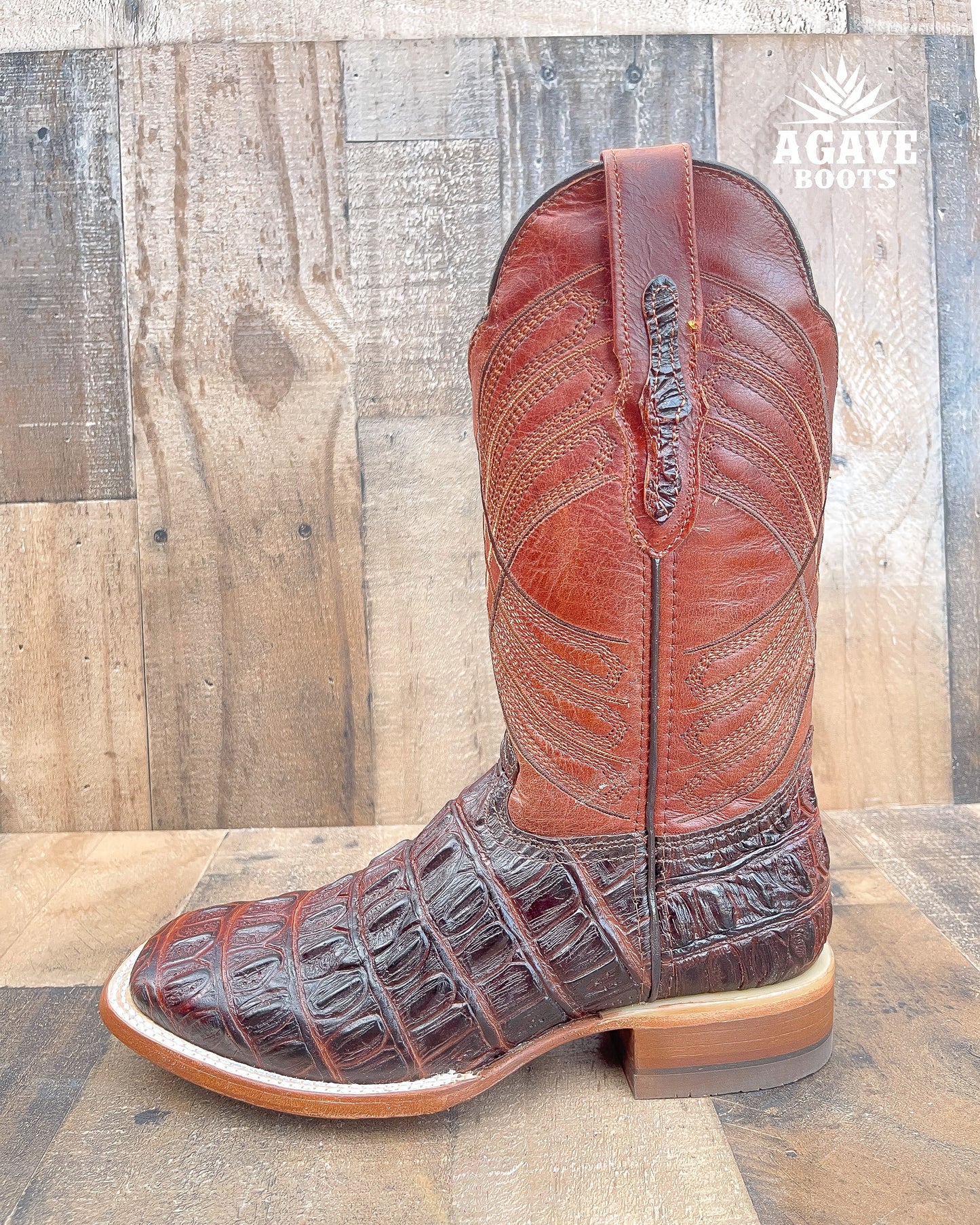 Cowboy Boot Caiman Tail