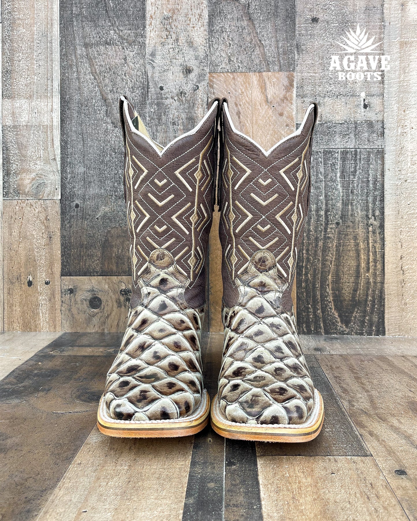 FISH ORIX | MEN SQUARE TOE WESTERN COWBOY BOOTS