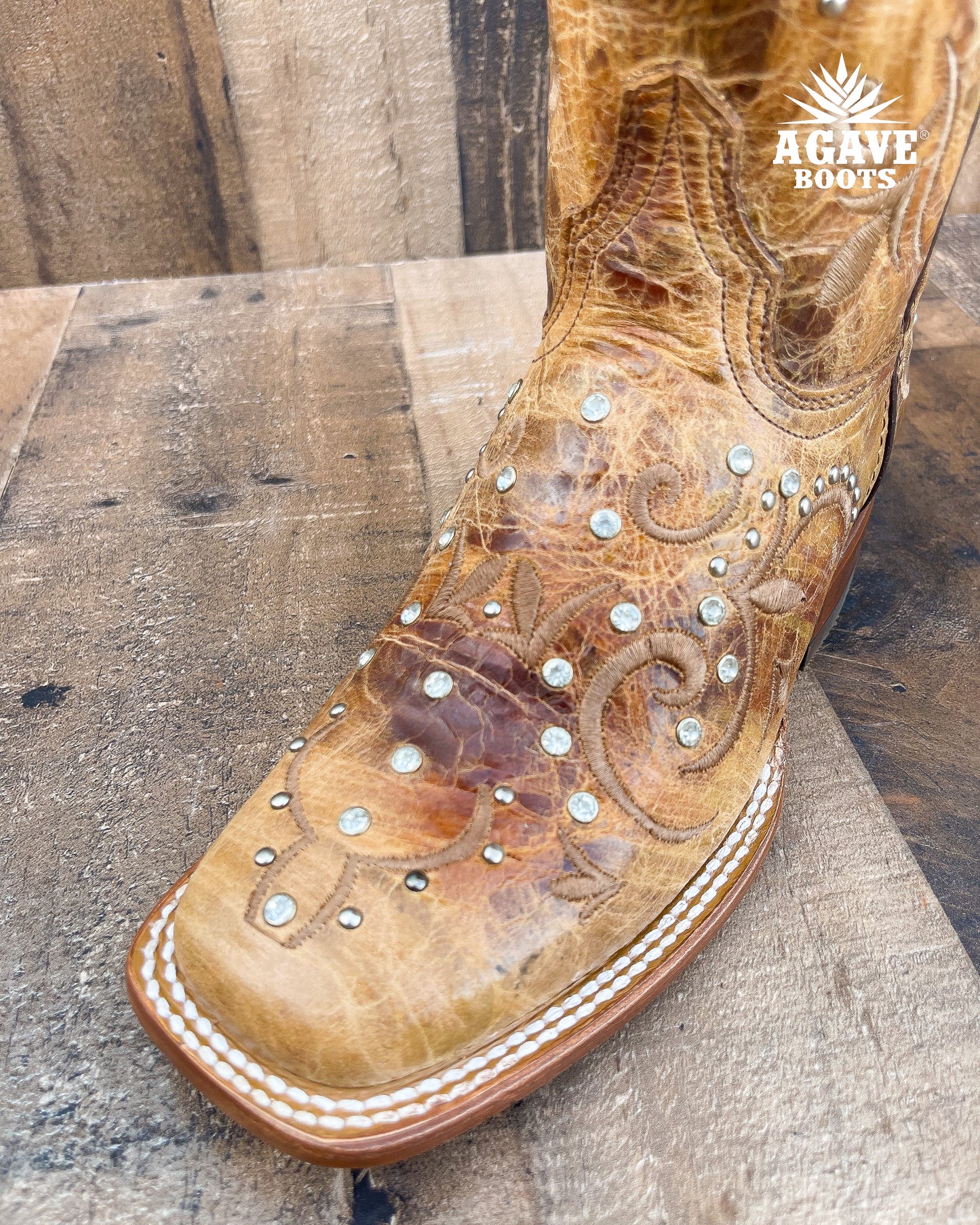 Cowboy Boot Ingrid Honey