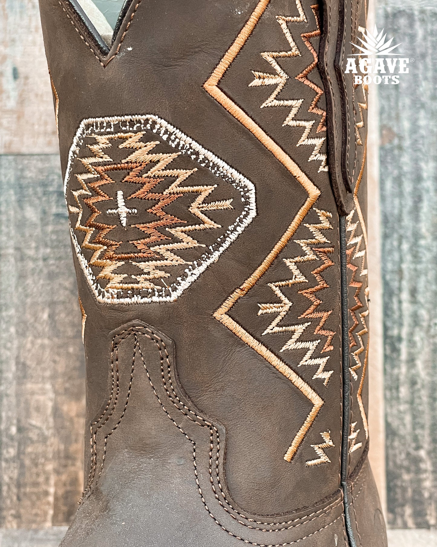 Cowboy Boot Aztec Brown